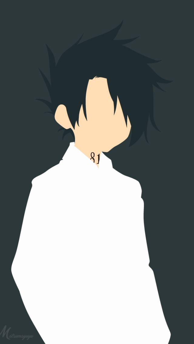 Download mobile wallpaper Anime, Vector, Minimalist, The Promised Neverland, Ray (The Promised Neverland) for free.