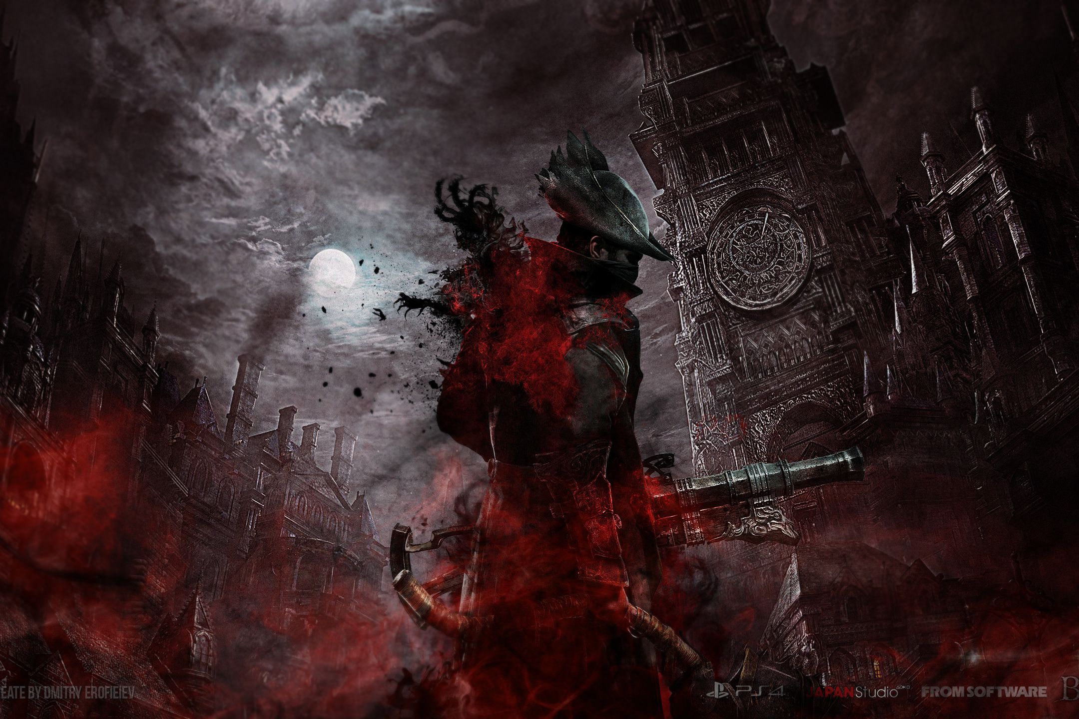 Laden Sie das Fantasie, Gotisch, Computerspiele, Bloodborne-Bild kostenlos auf Ihren PC-Desktop herunter
