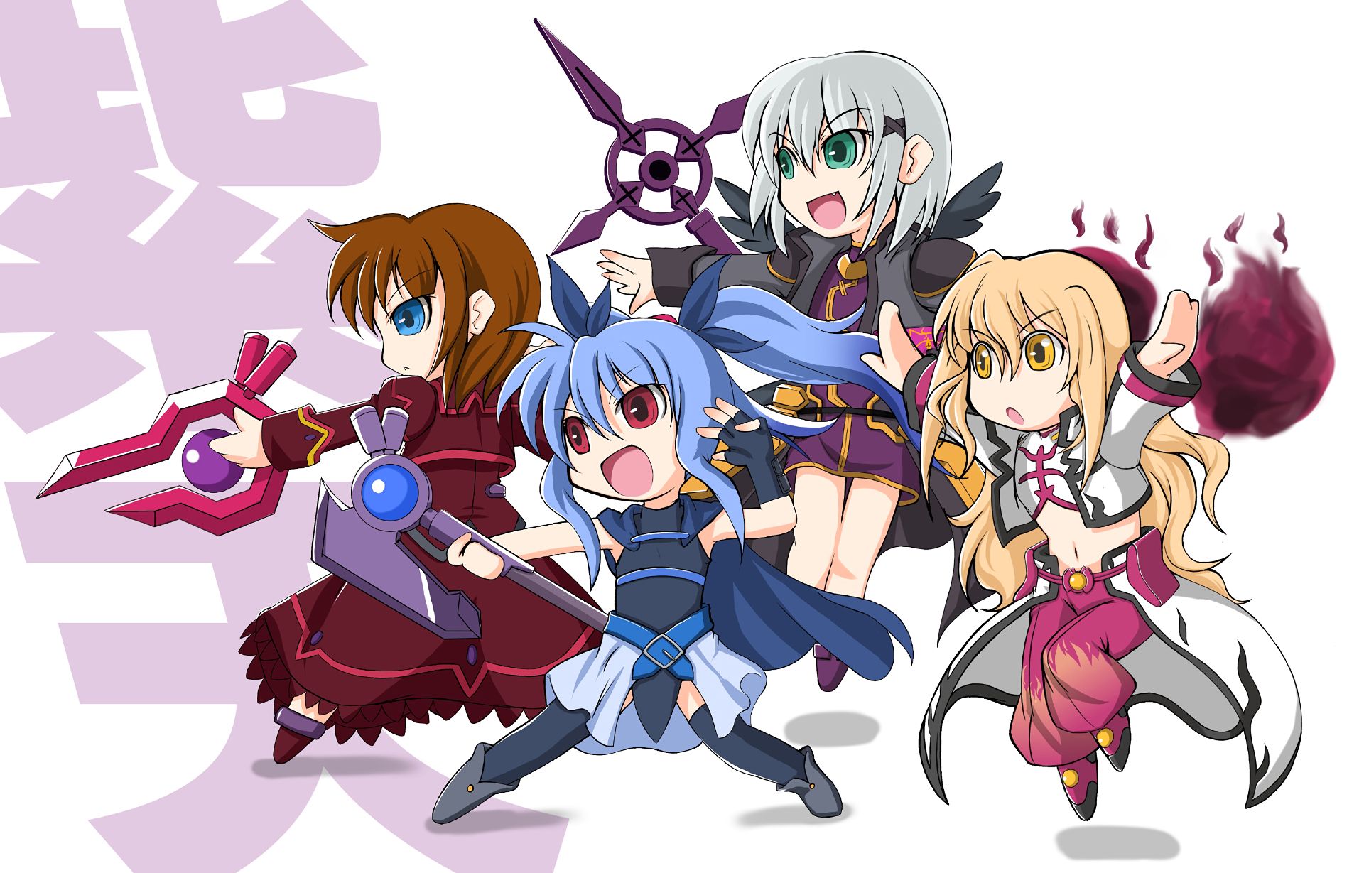 Free download wallpaper Anime, Magical Girl Lyrical Nanoha on your PC desktop