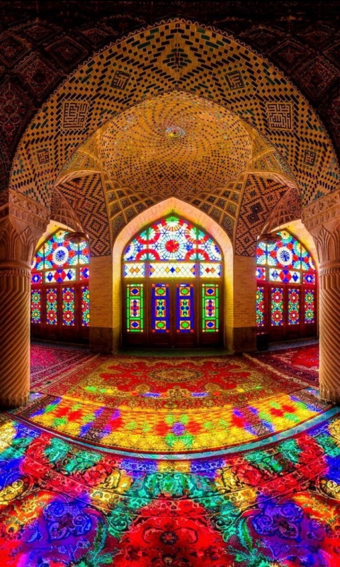 1086229 завантажити шпалери релігійний, мечеть насір аль мульк, іран, мечеті - заставки і картинки безкоштовно