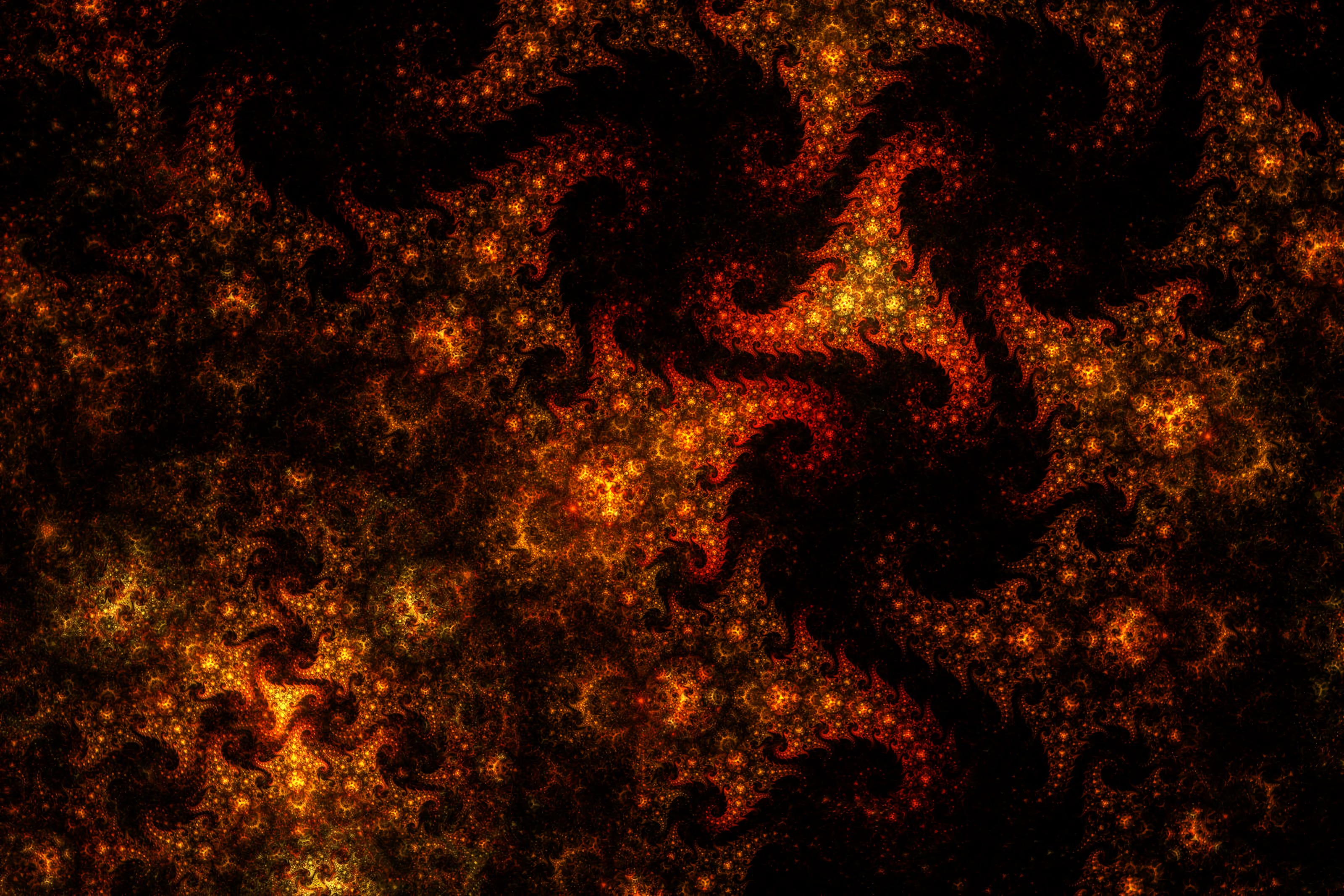 confused, intricate, fractal, curls, abstract, pattern