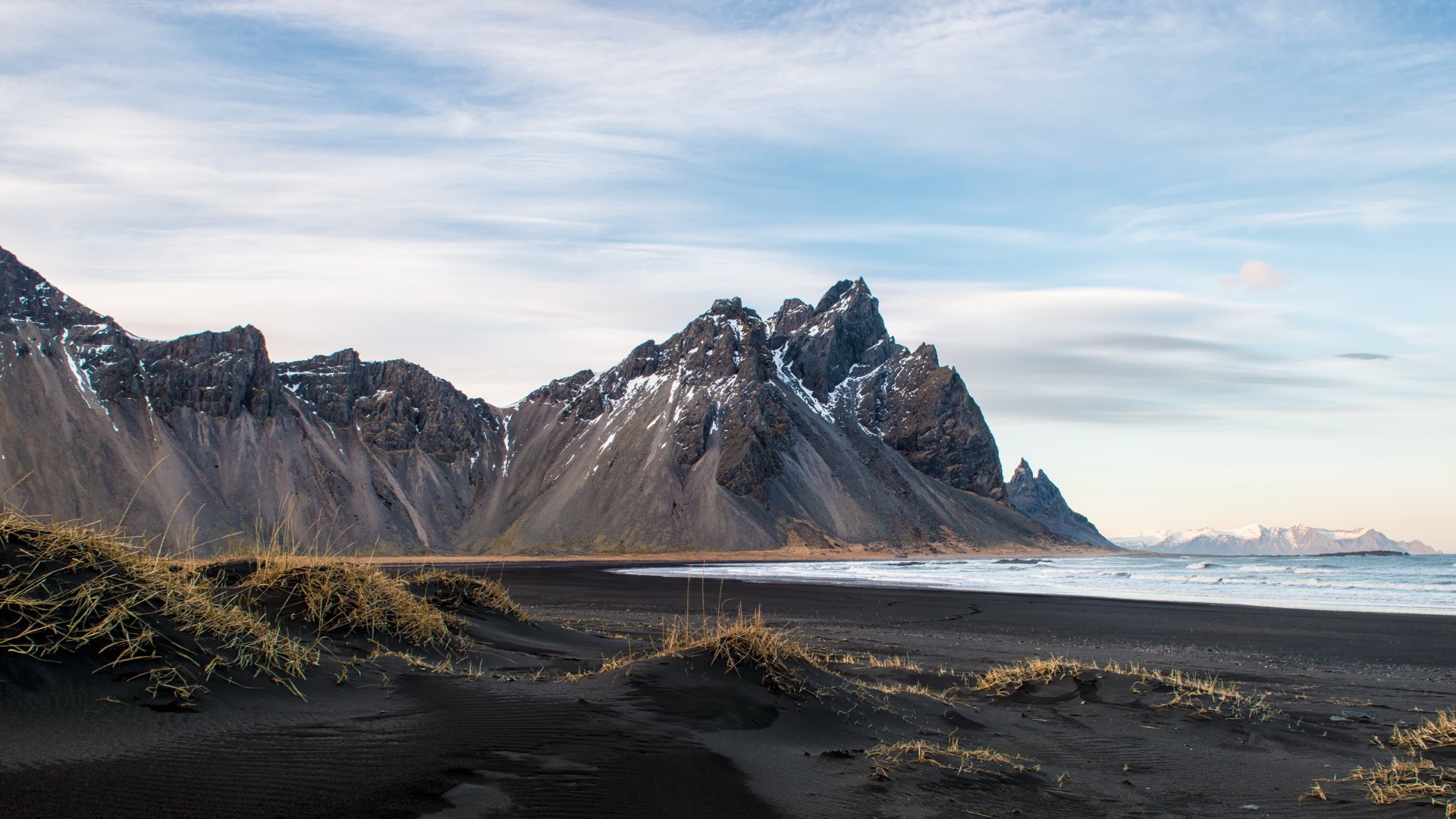 399619 скачать обои горы, гора вестрахорн, земля/природа, вестрахорн, исландия, гора - заставки и картинки бесплатно