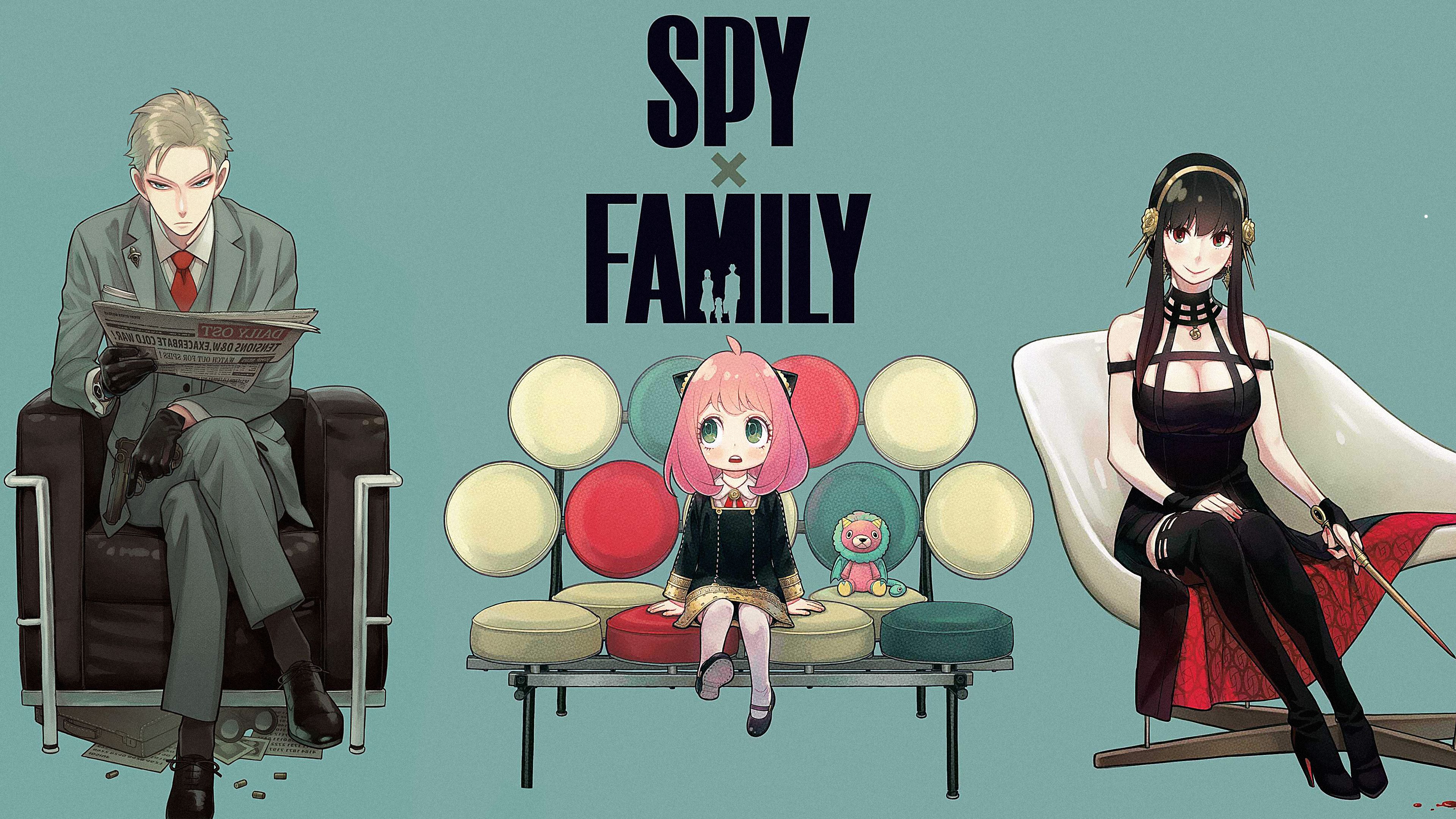 Laden Sie Spy X Family HD-Desktop-Hintergründe herunter