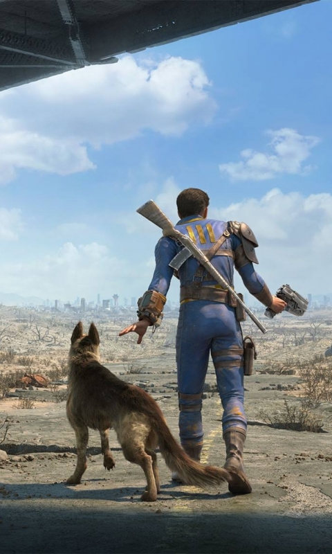 Baixar papel de parede para celular de Cair, Videogame, Fallout 4, Único Sobrevivente (Fallout 4) gratuito.