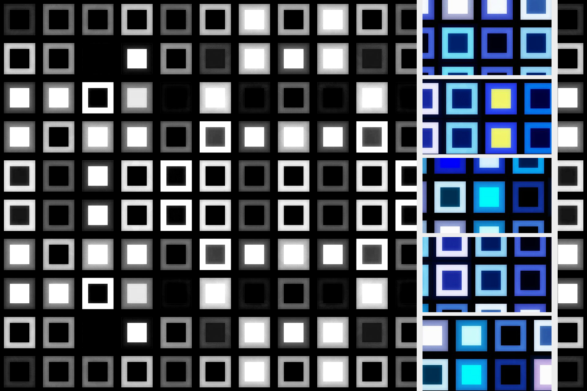 pattern, abstract, geometry, mosaic, square