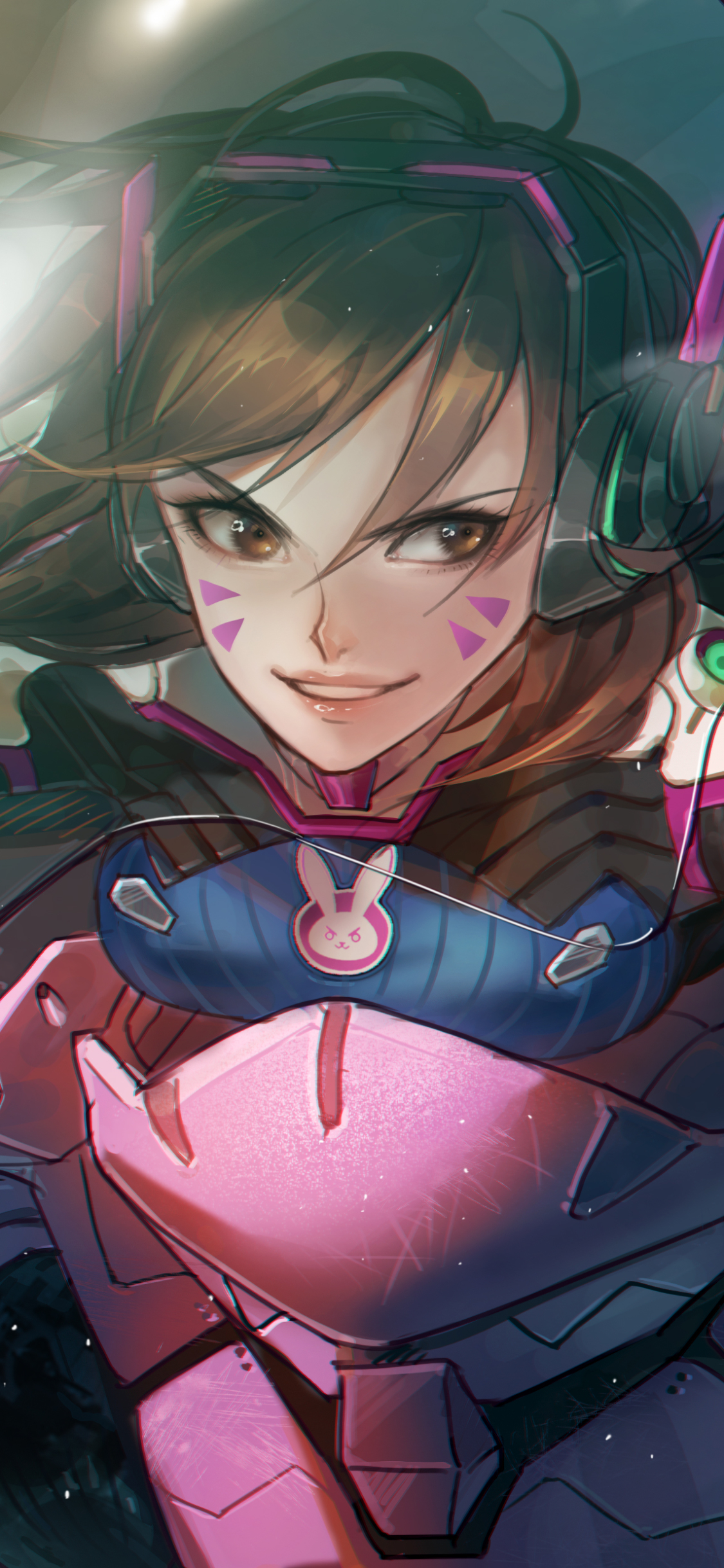 Скачать картинку Overwatch, Видеоигры, D Va (Наблюдение) в телефон бесплатно.