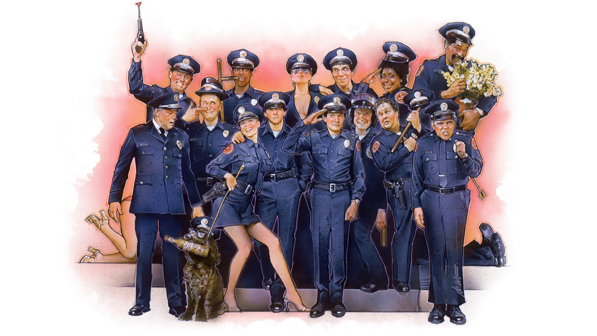 Download mobile wallpaper Movie, Police Academy for free.