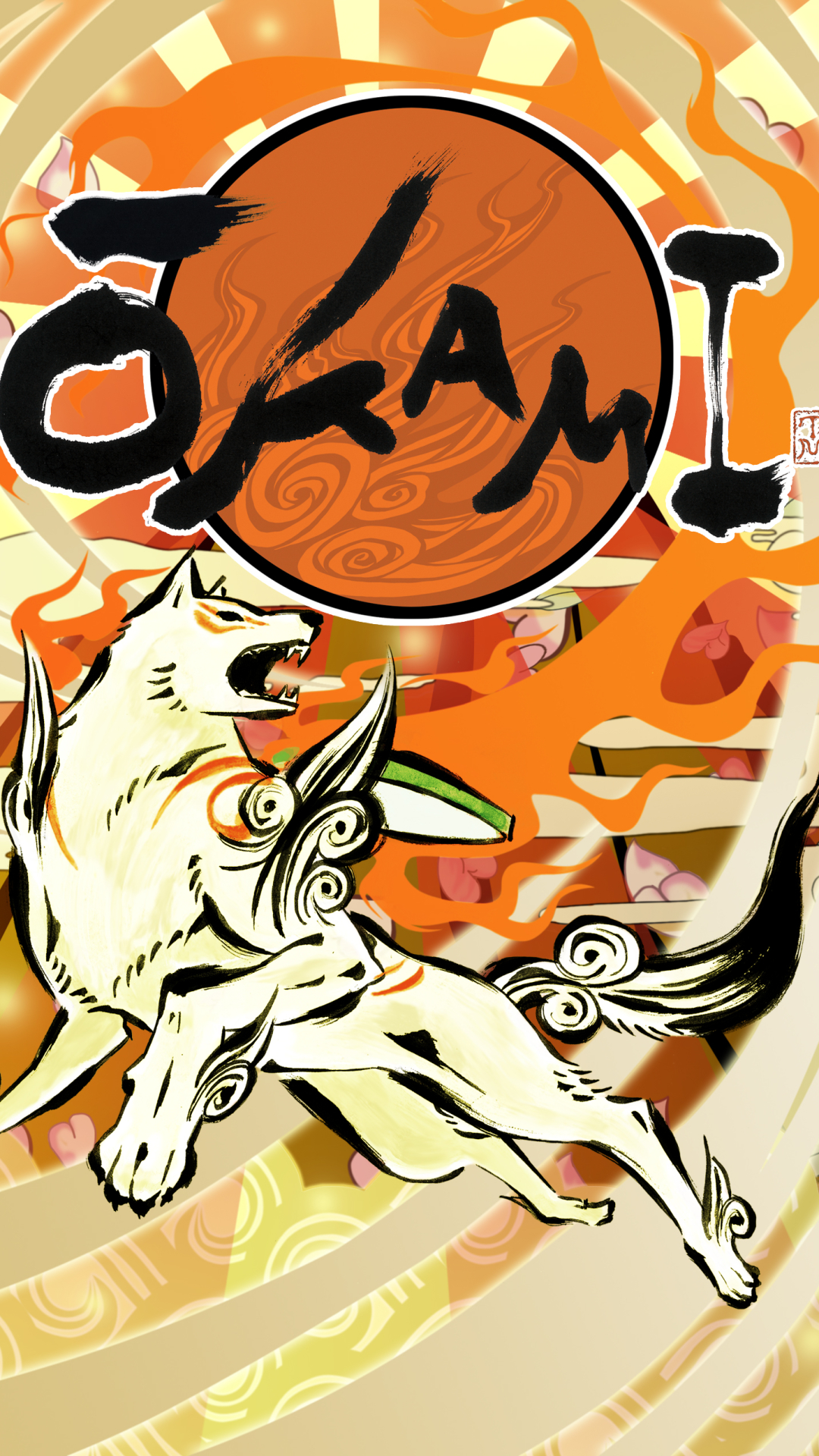 Handy-Wallpaper Computerspiele, Ōkami kostenlos herunterladen.