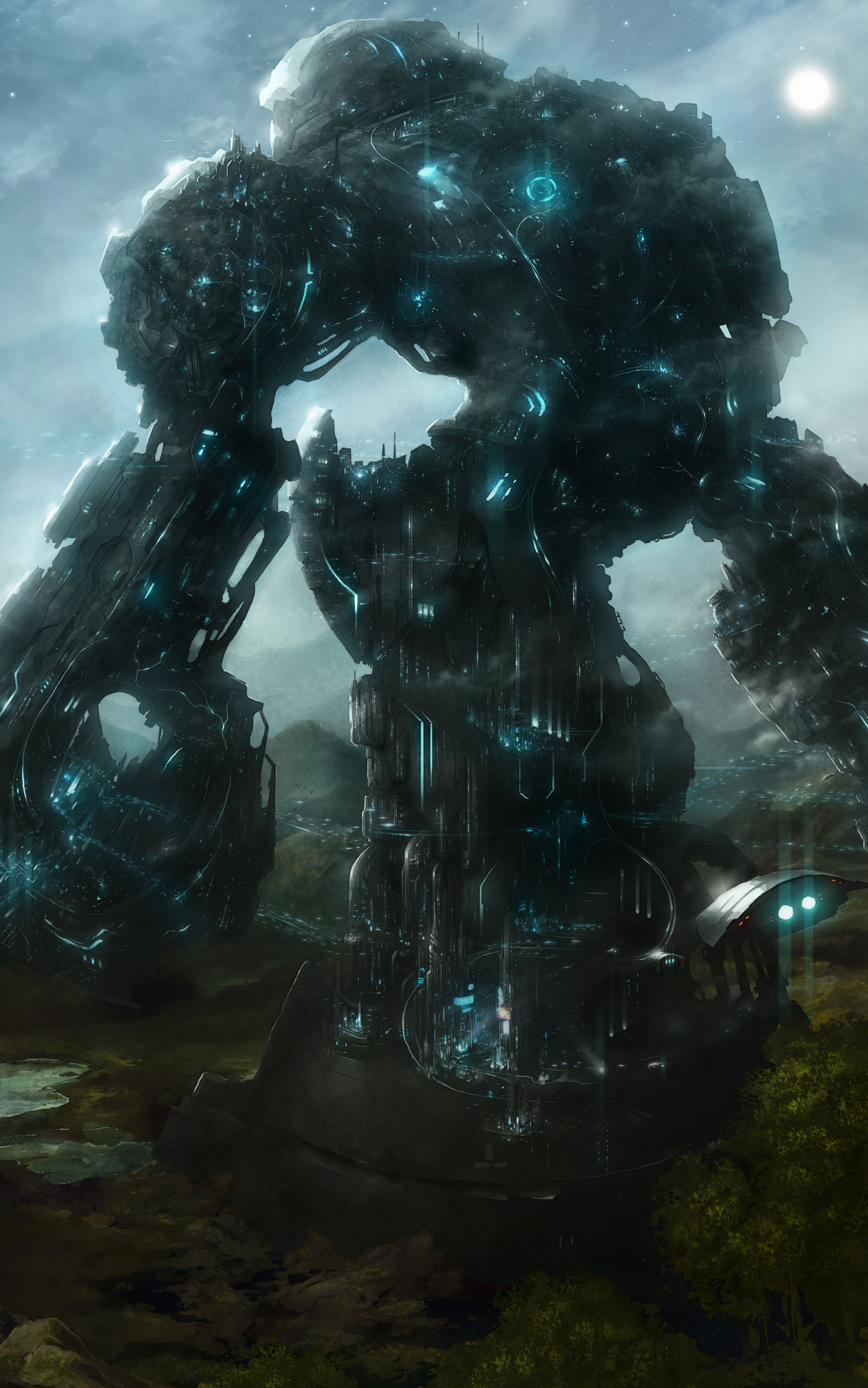 Download mobile wallpaper Robot, Sci Fi, Giant for free.