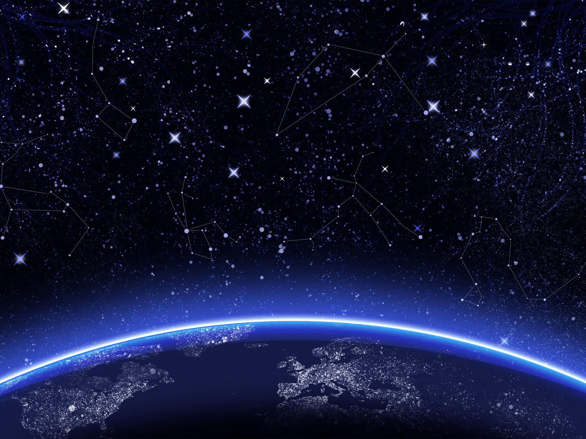 Free download wallpaper Landscape, Universe, Stars, Planets on your PC desktop