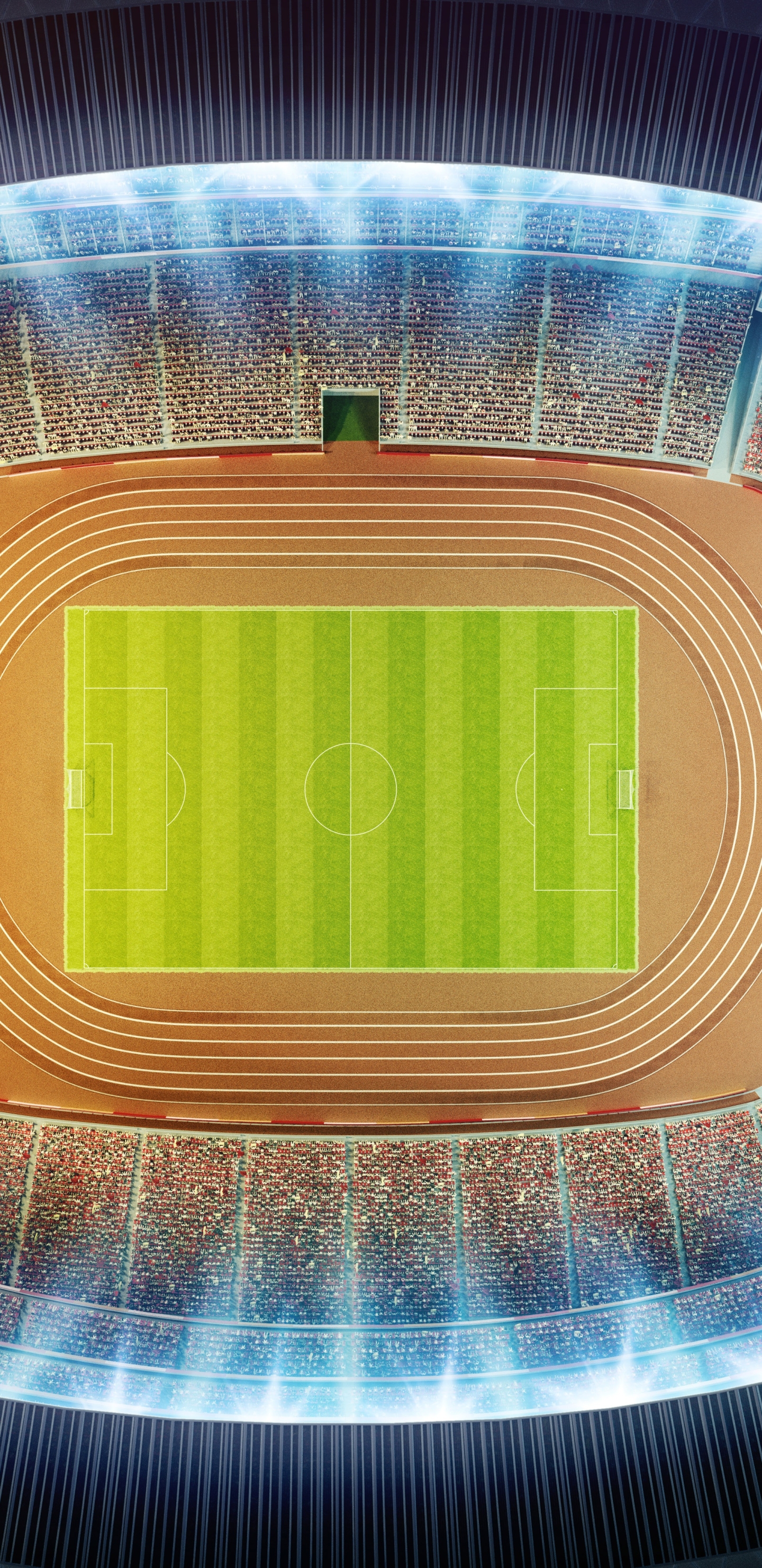 Download mobile wallpaper Sports, Aerial, Stadium, Soccer for free.