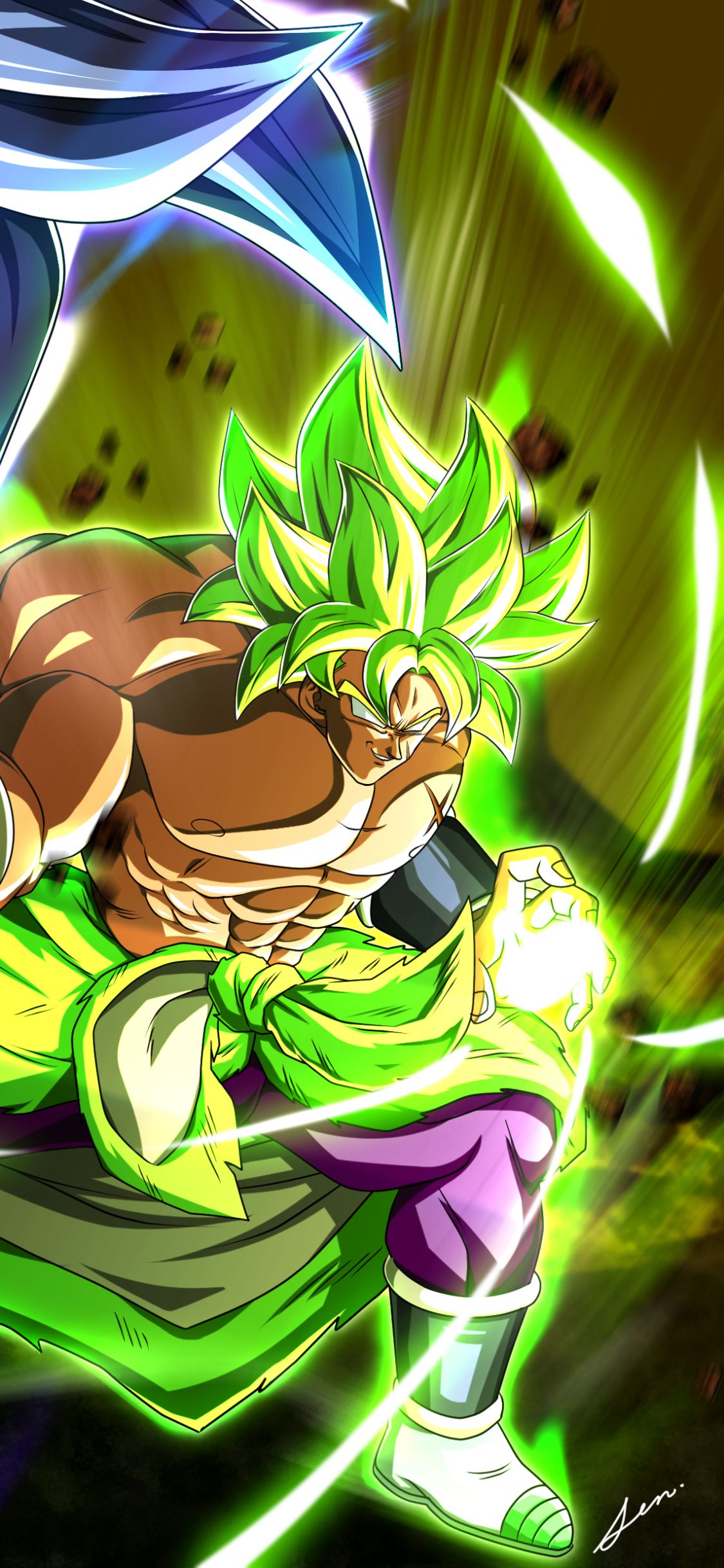 Descarga gratuita de fondo de pantalla para móvil de Animado, Broly (Bola De Dragón), Dragon Ball Super: Broly.