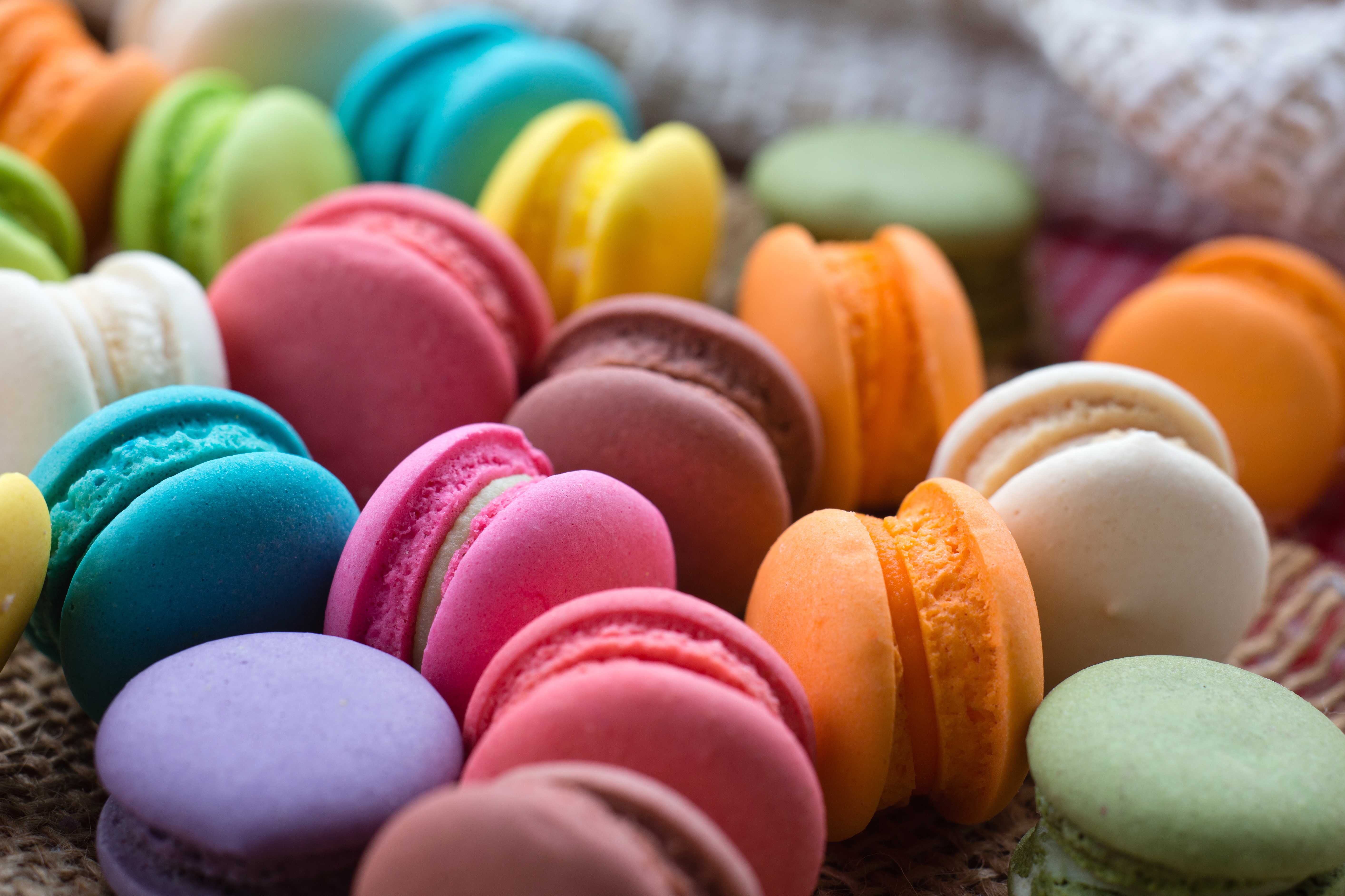 Download mobile wallpaper Food, Sweets, Macaron for free.