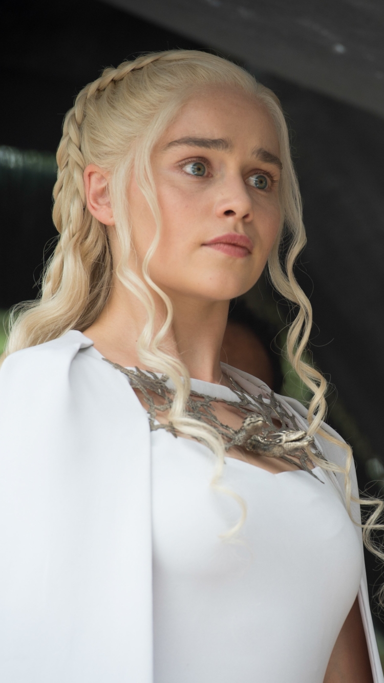 Download mobile wallpaper Game Of Thrones, Tv Show, Daenerys Targaryen, Emilia Clarke for free.