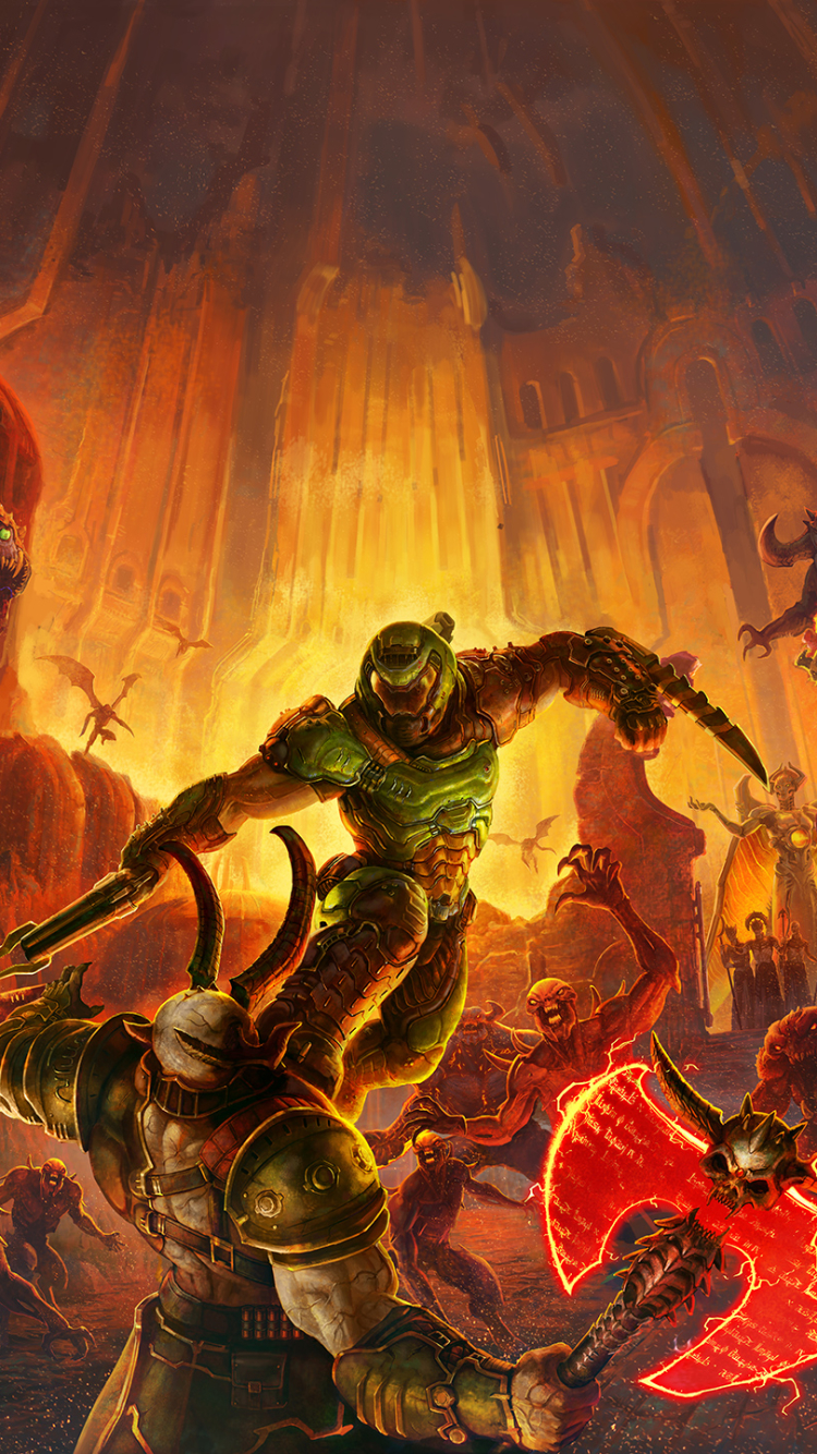 Download mobile wallpaper Doom, Video Game, Doom Eternal for free.