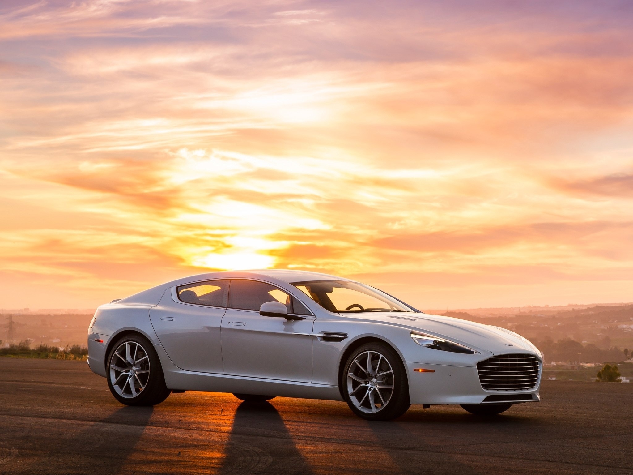 Handy-Wallpaper Sunset, Cars, Auto, Aston Martin kostenlos herunterladen.