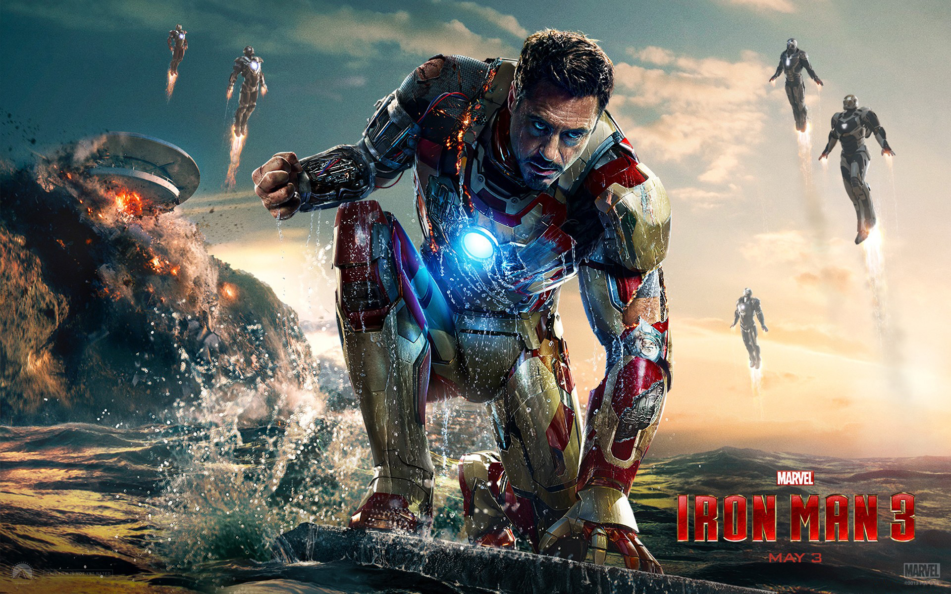 Meilleurs fonds d'écran Iron Man 3 pour l'écran du téléphone
