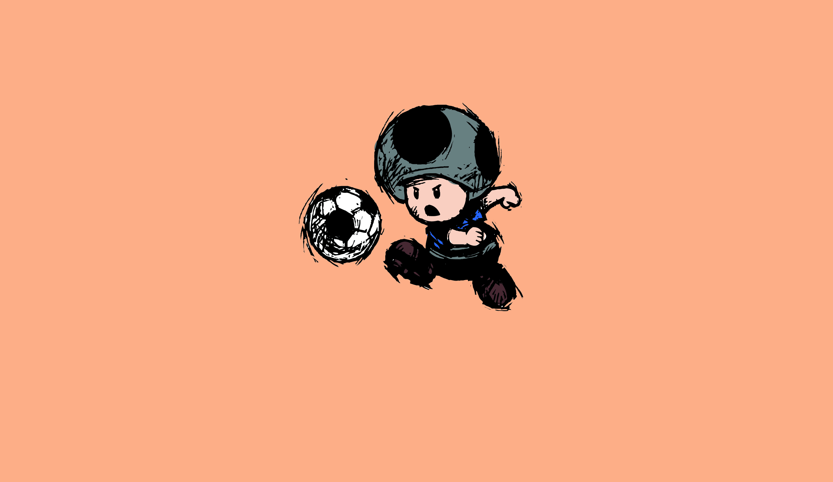Download mobile wallpaper Mario, Video Game, Soccer, Toad (Mario) for free.