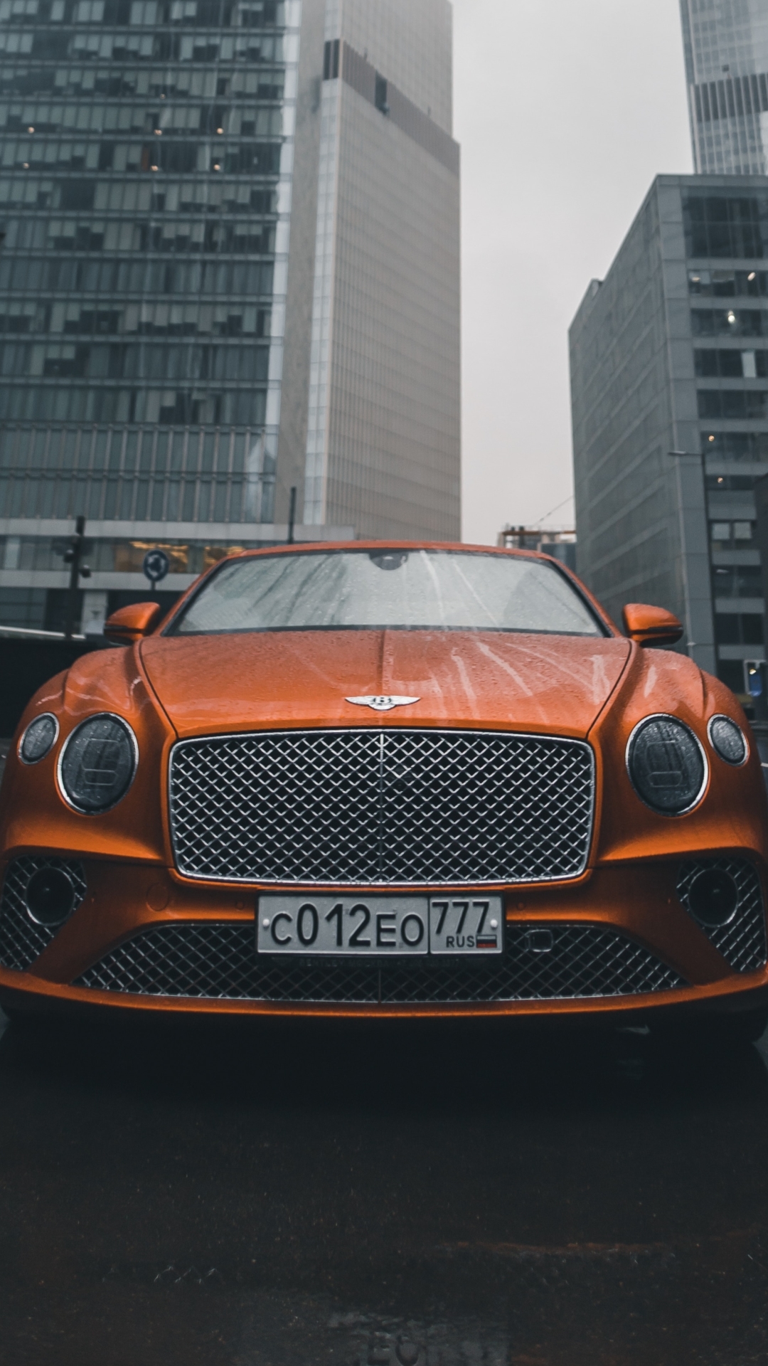 Descarga gratuita de fondo de pantalla para móvil de Bentley, Coche, Bentley Continental Gt, Vehículo, Vehículos, Bentley Continental, Coche Naranja.