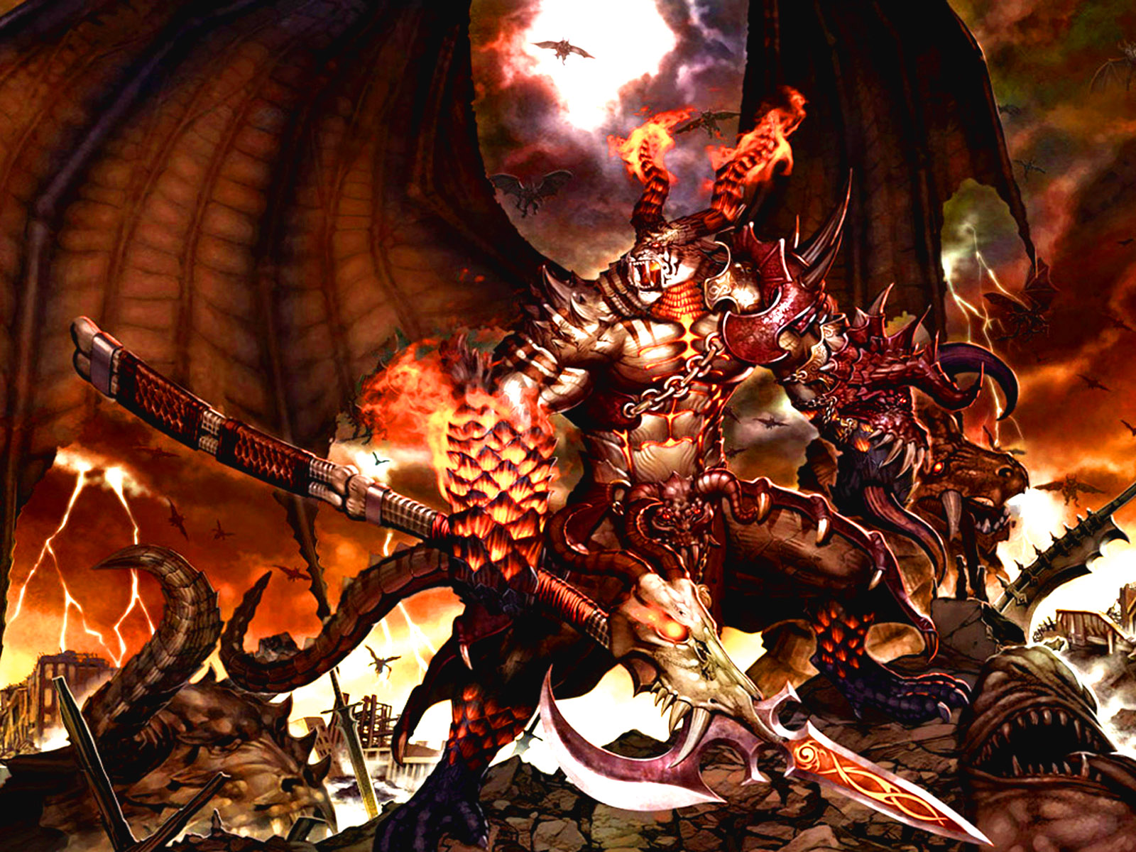 Download mobile wallpaper Fantasy, Demon for free.