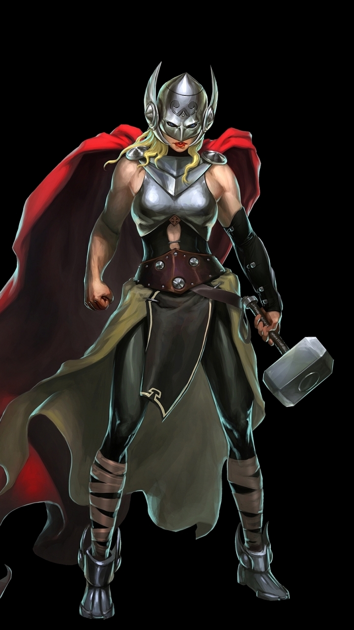 Baixar papel de parede para celular de História Em Quadrinhos, Senhora Thor gratuito.