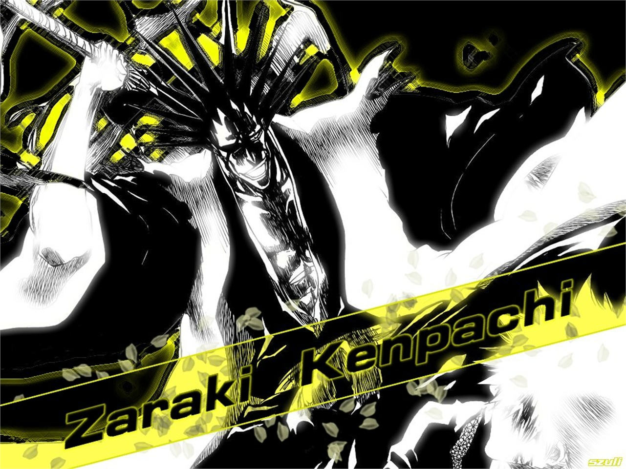 Handy-Wallpaper Bleach, Animes, Kenpachi Zaraki kostenlos herunterladen.