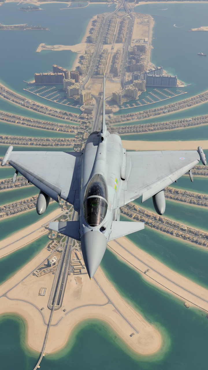 Descarga gratuita de fondo de pantalla para móvil de Militar, Eurofighter Tifón, Aviones De Combate.