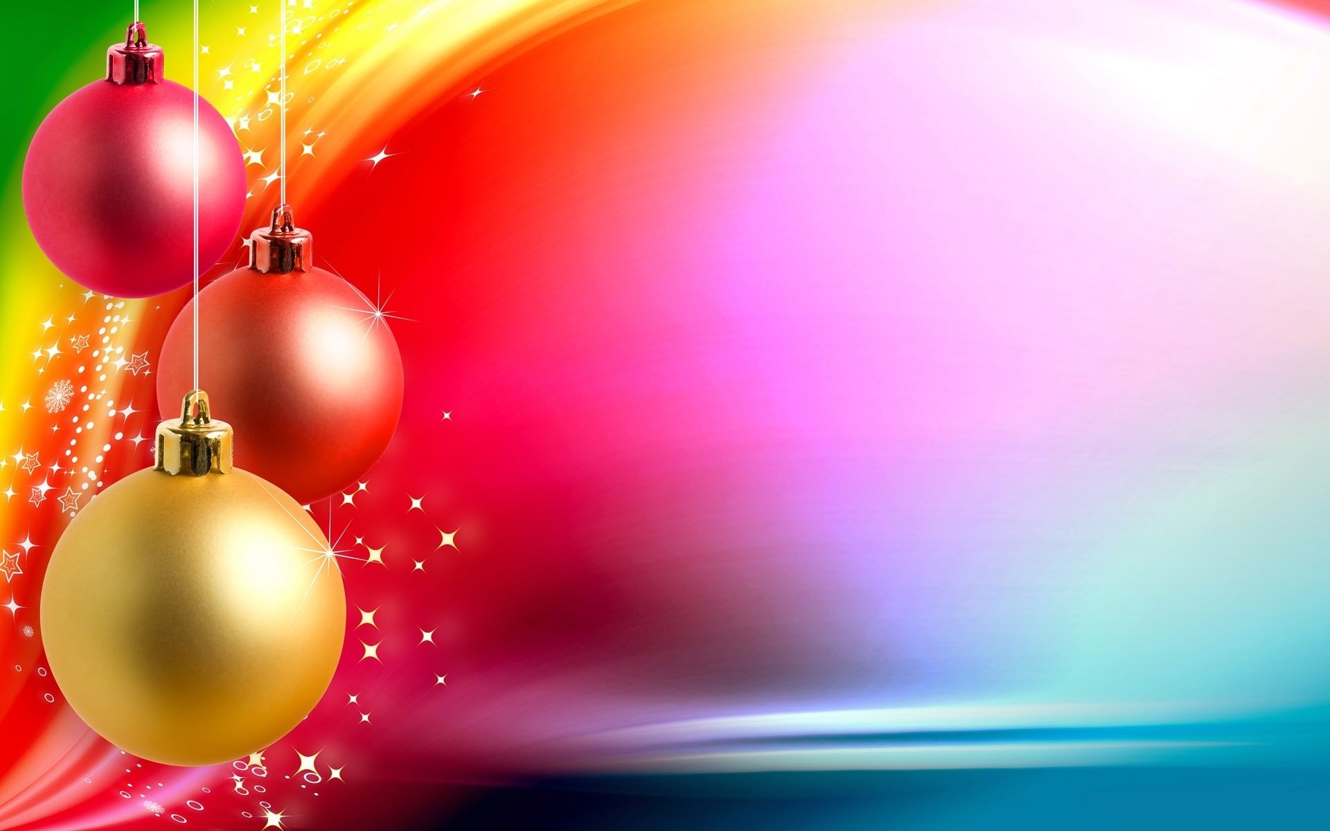 holidays, new year, toys, red wallpapers for tablet