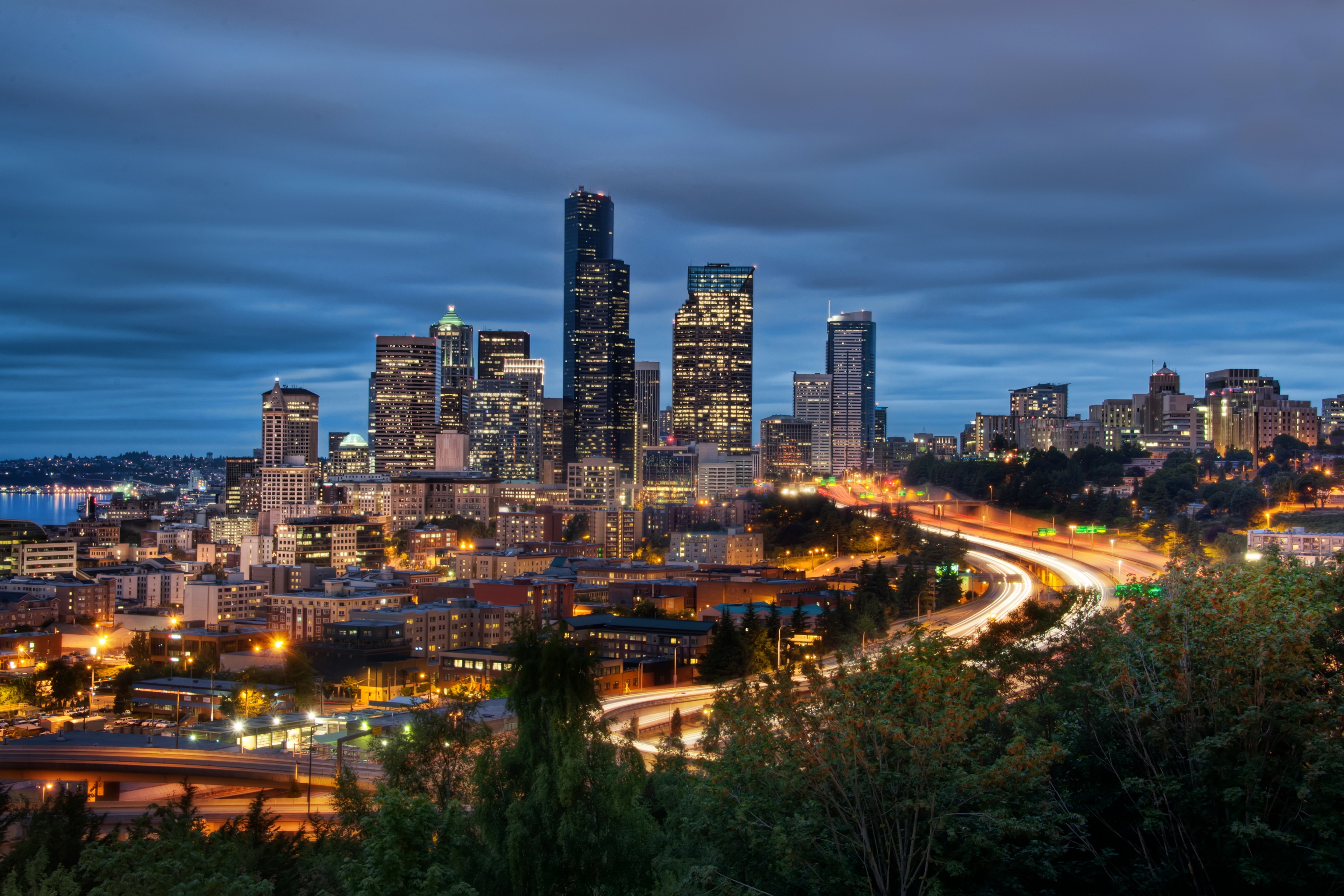 Download mobile wallpaper Cities, City, Cityscape, Seattle, Man Made for free.