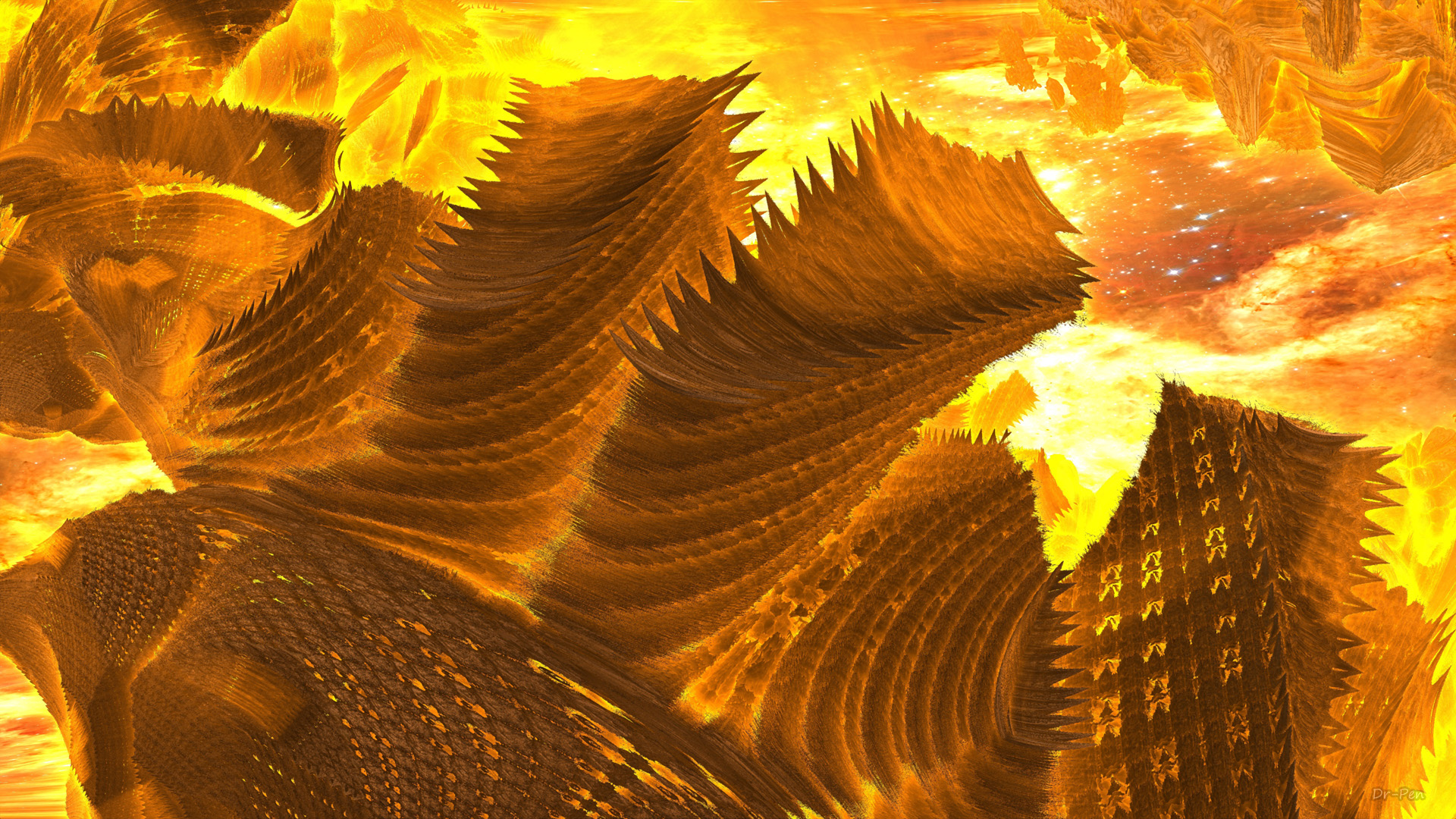 Download mobile wallpaper Abstract, Fire, Flame, 3D, Fractal, Nebula, Space, Sci Fi, Cgi, Mandelbulb 3D for free.