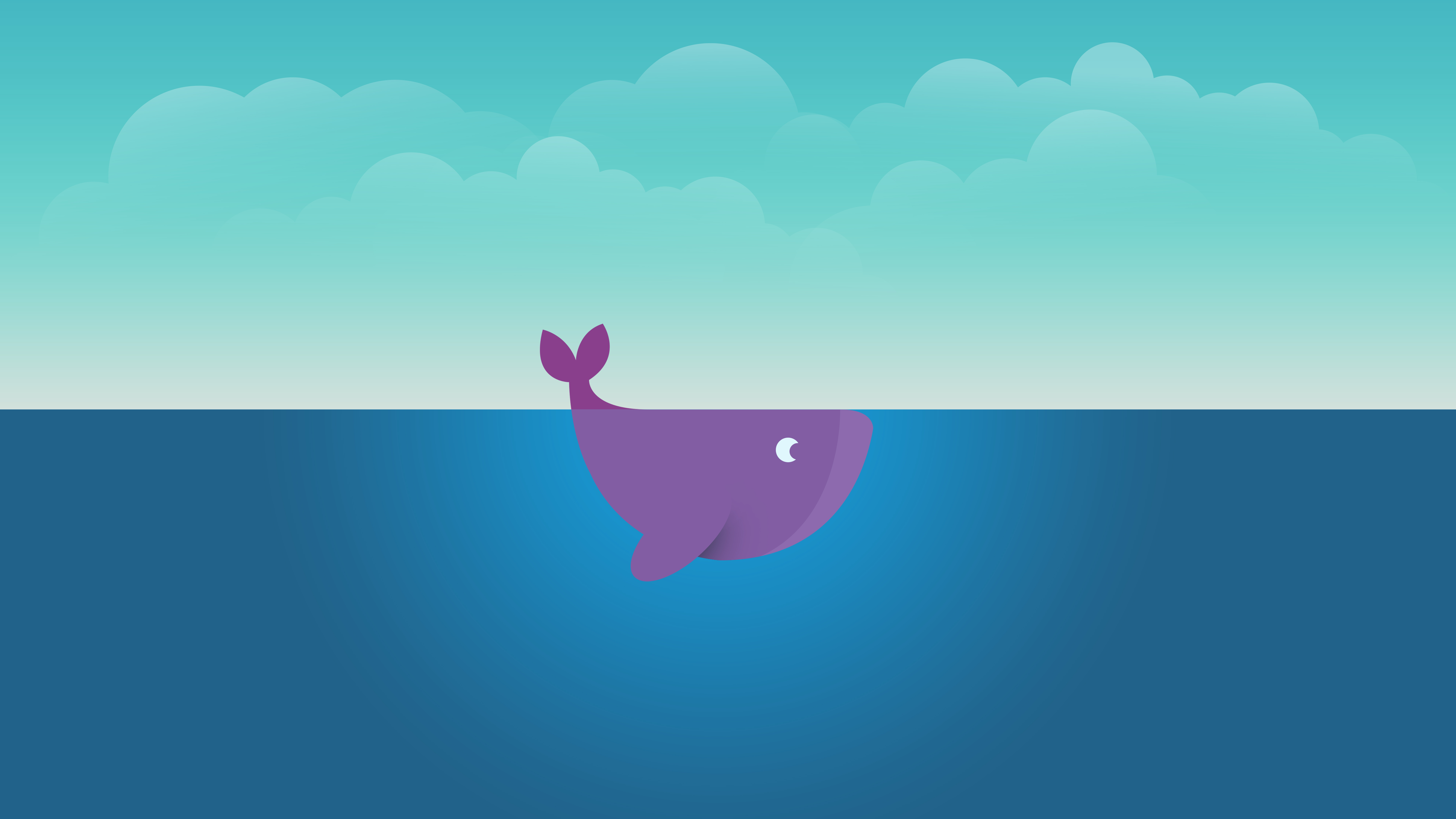 Download mobile wallpaper Fantasy, Whale, Minimalist, Fantasy Animals for free.