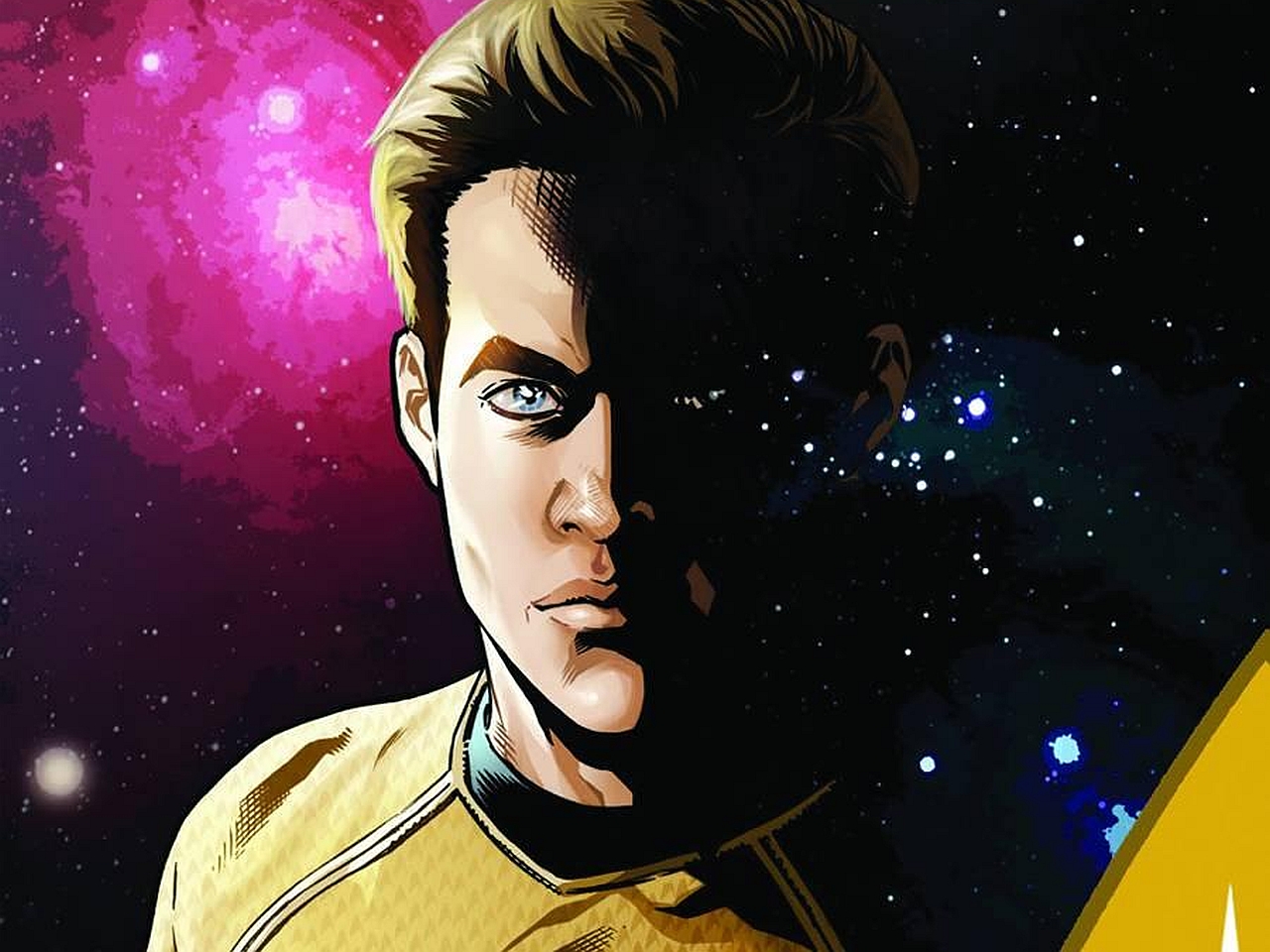 Handy-Wallpaper Comics, Raumschiff Enterprise kostenlos herunterladen.