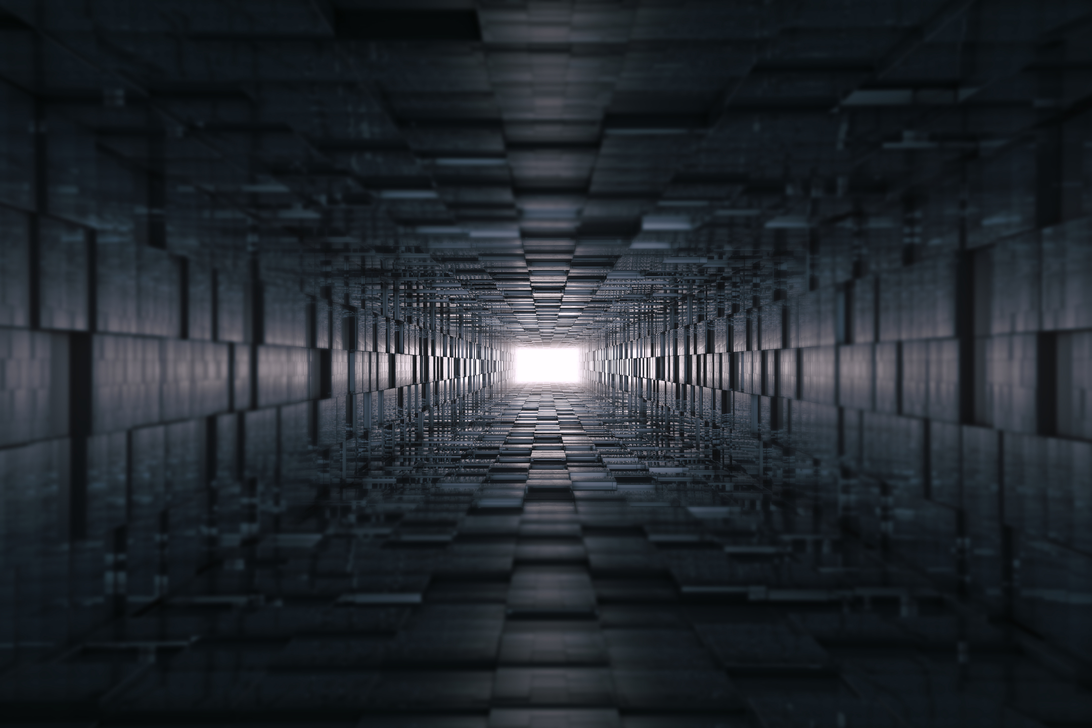 Free download wallpaper Abstract, Dark, Shapes, Tunnel, Geometry on your PC desktop