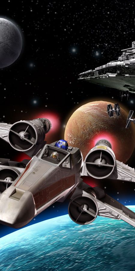 X Wing Computer Display Desktop wallpaper: Star Destroyer, Star Wars, Movie, X Wing 4K free ...