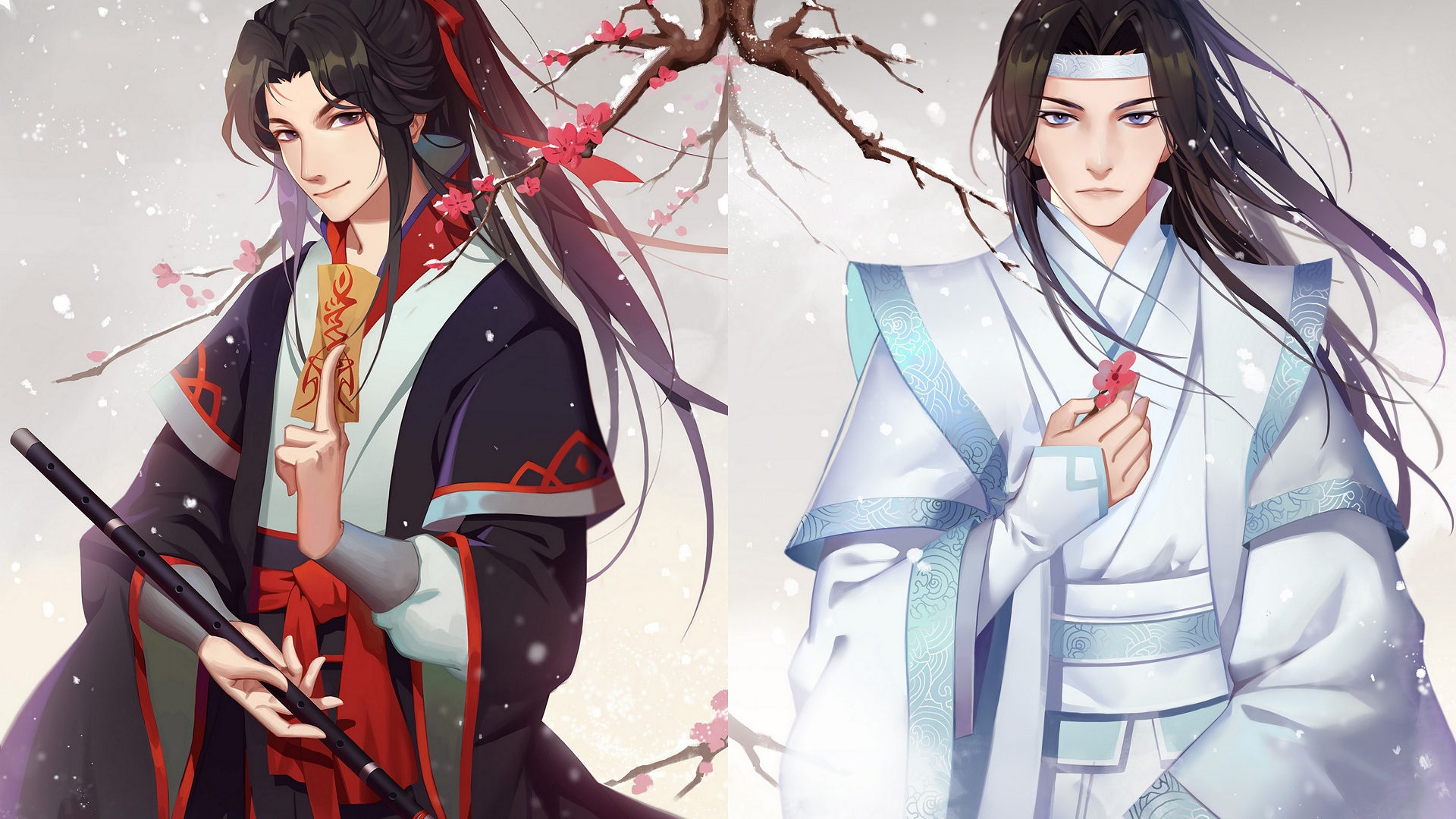 Free download wallpaper Anime, Lan Zhan, Wei Ying, Lan Wangji, Wei Wuxian, ...