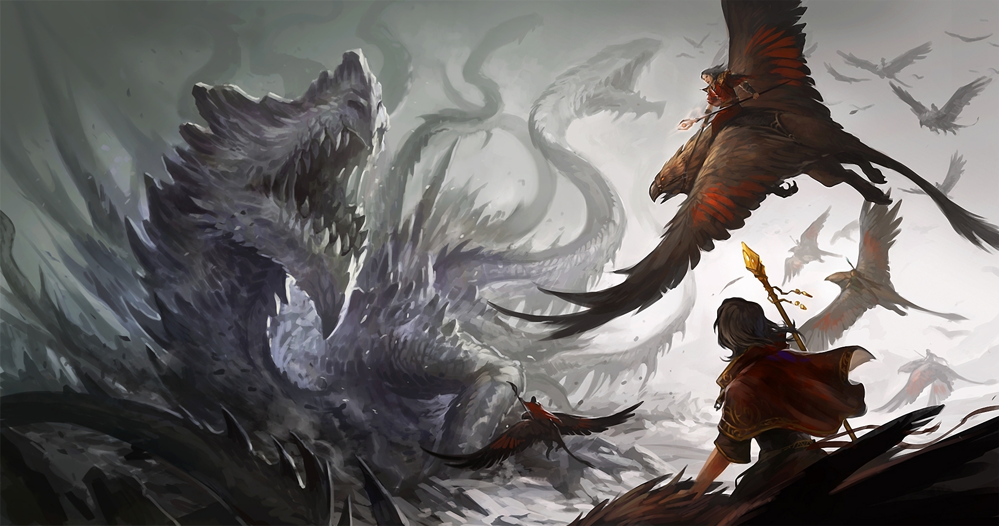 Free download wallpaper Fantasy, Dragon on your PC desktop