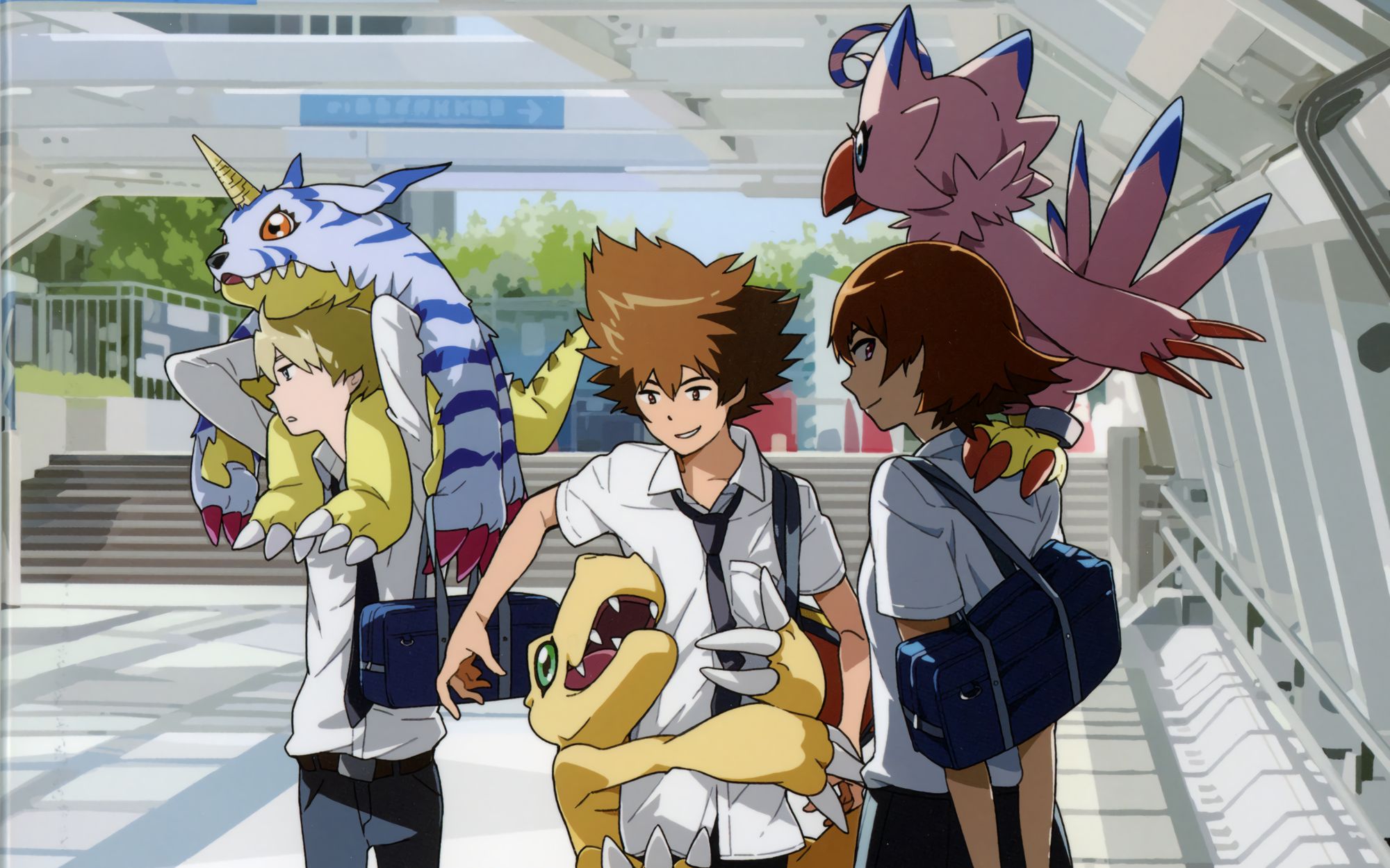 Завантажити шпалери Digimon Adventure Tri на телефон безкоштовно