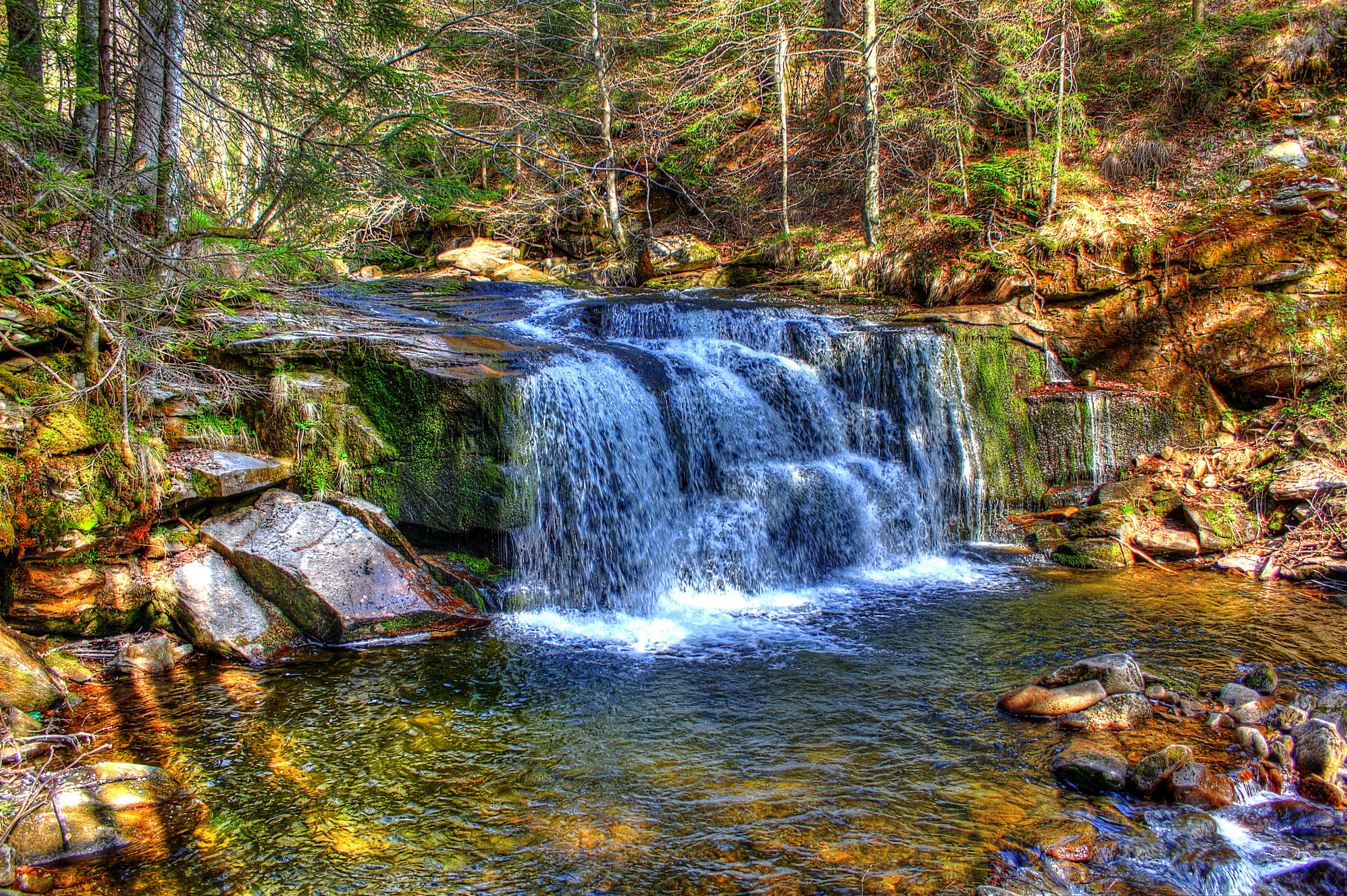Free download wallpaper Landscape, Waterfalls, Waterfall, Earth, Hdr, Scenic on your PC desktop