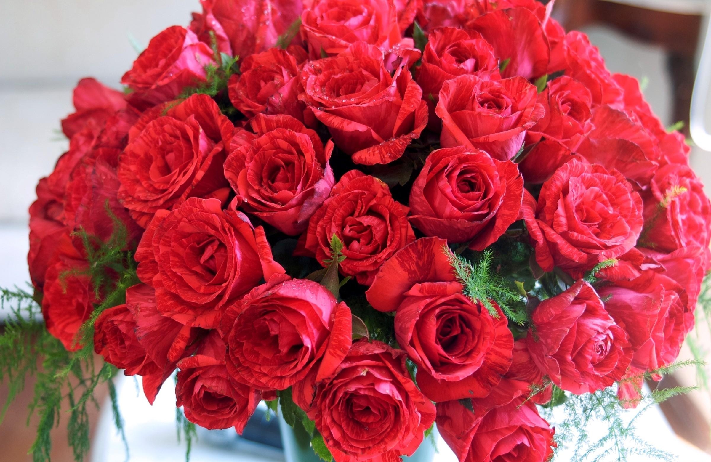 flowers, roses, red, bouquet, gorgeous, chic