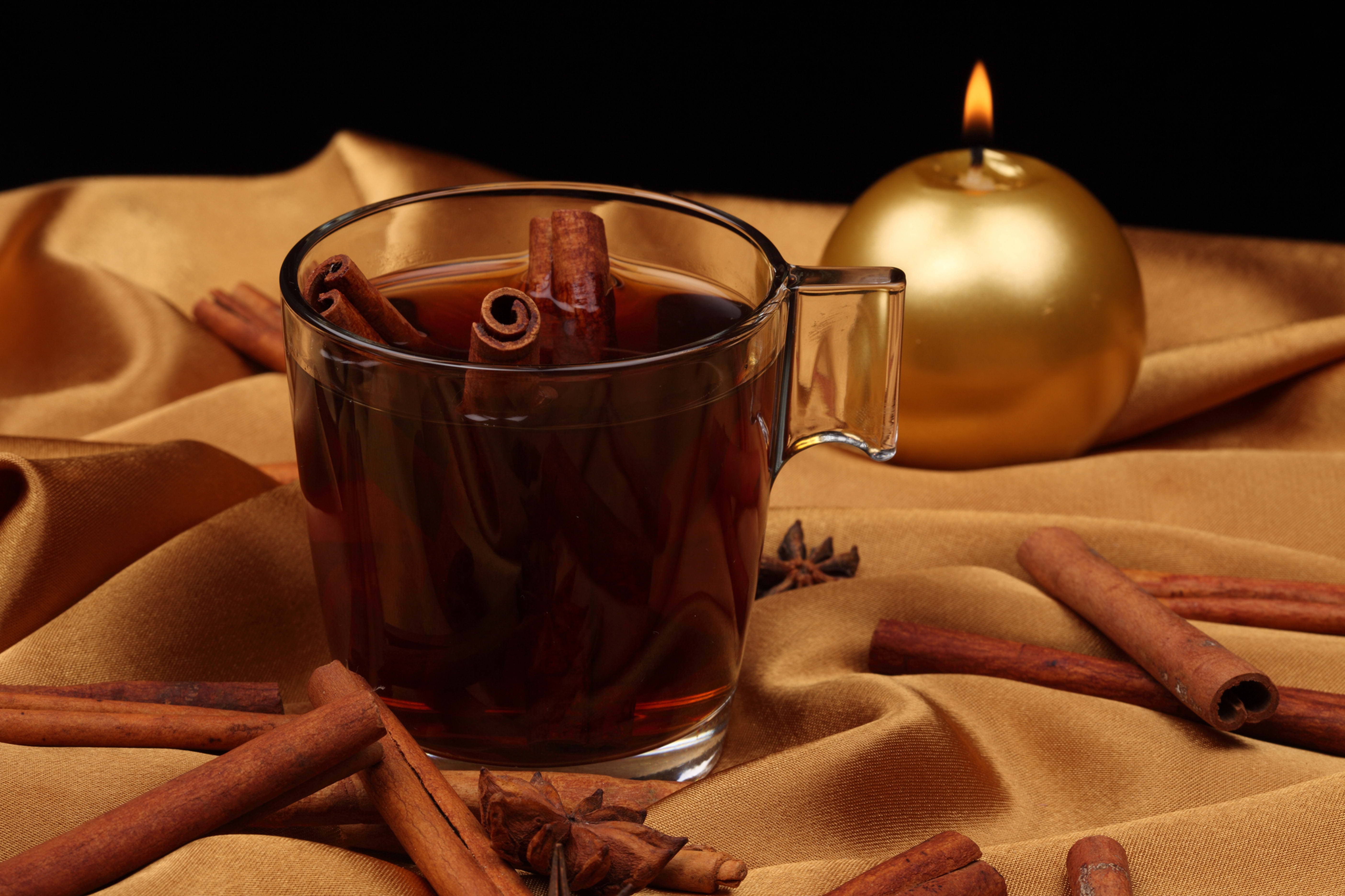 Free download wallpaper Food, Candle, New Year, Tea on your PC desktop
