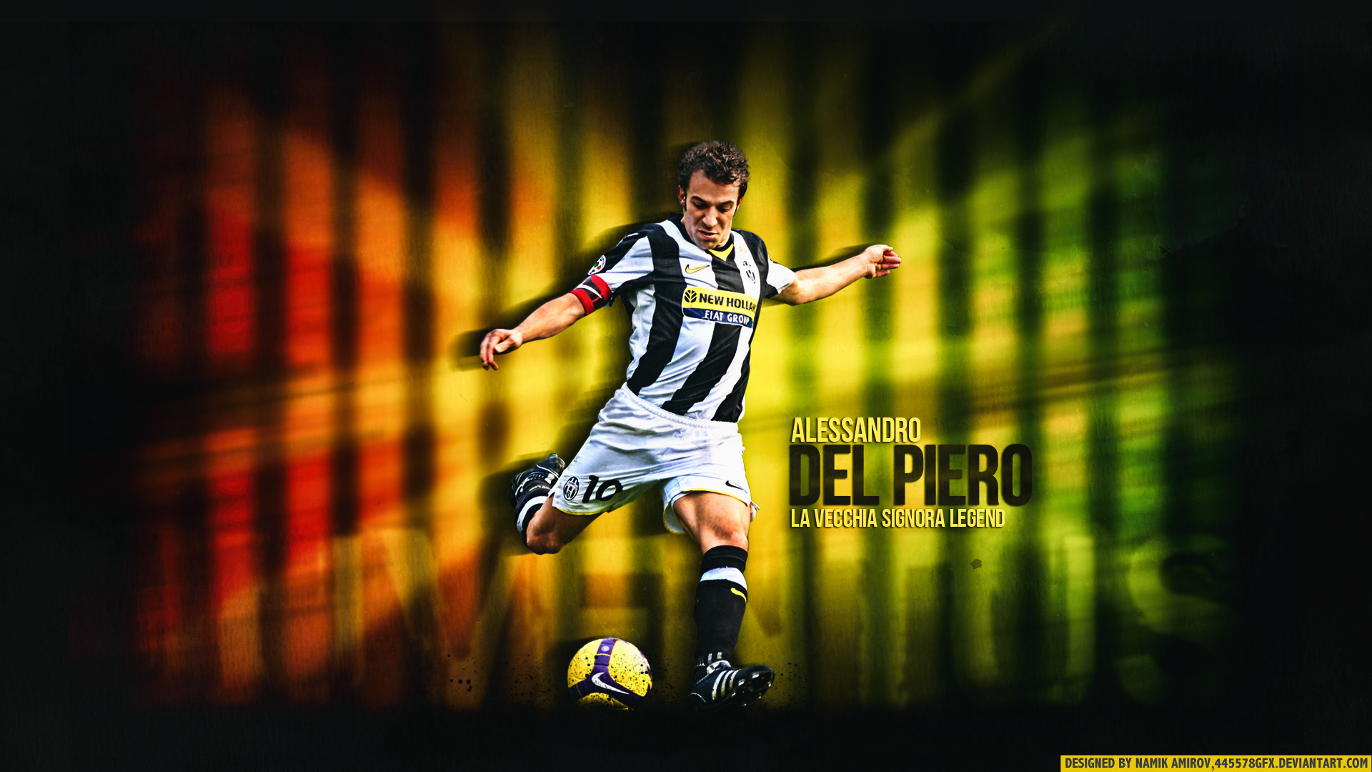 Handy-Wallpaper Sport, Fußball, Juventus Turin, Alessandro Del Piero kostenlos herunterladen.