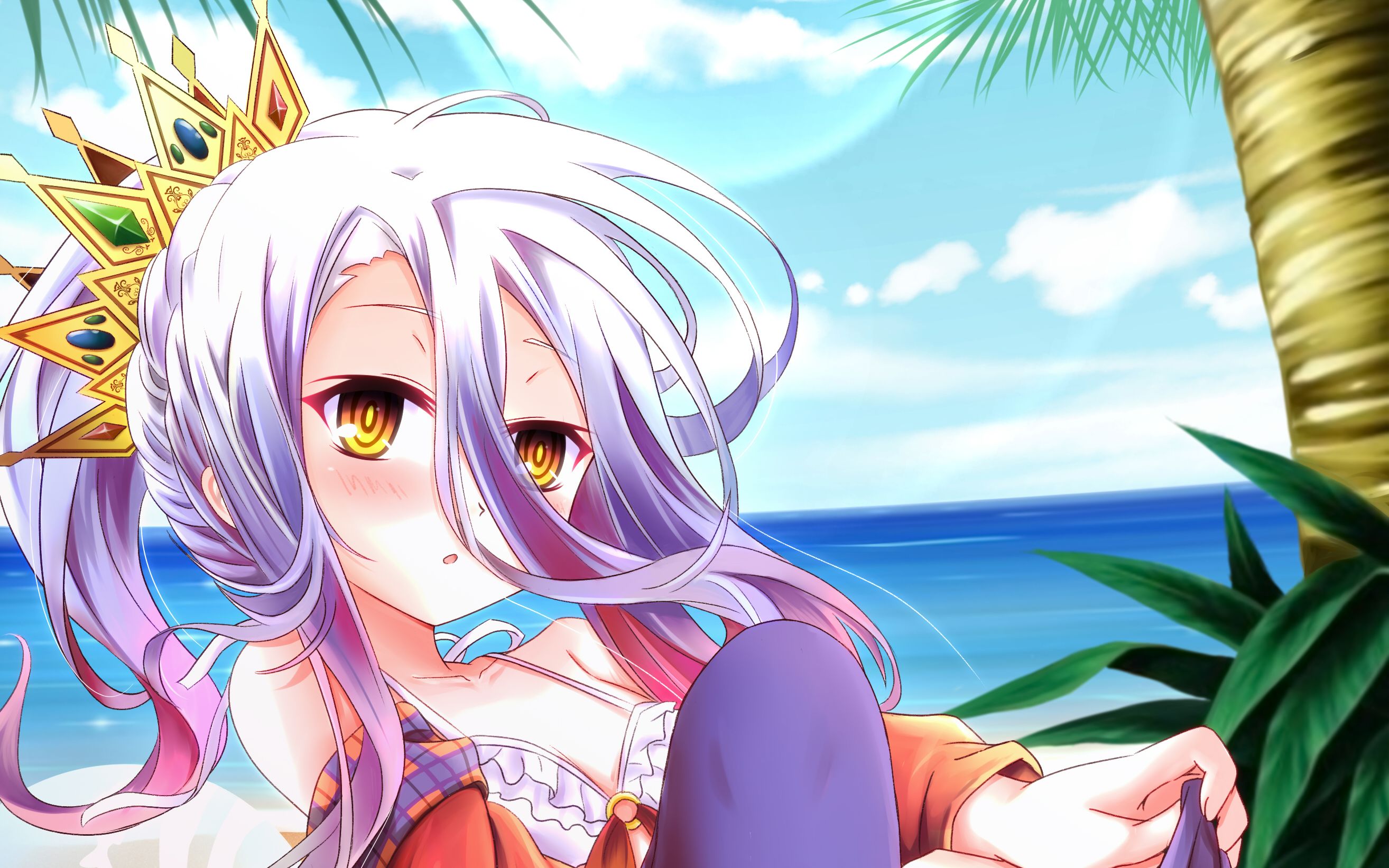 Download mobile wallpaper Anime, Shiro (No Game No Life), No Game No Life for free.