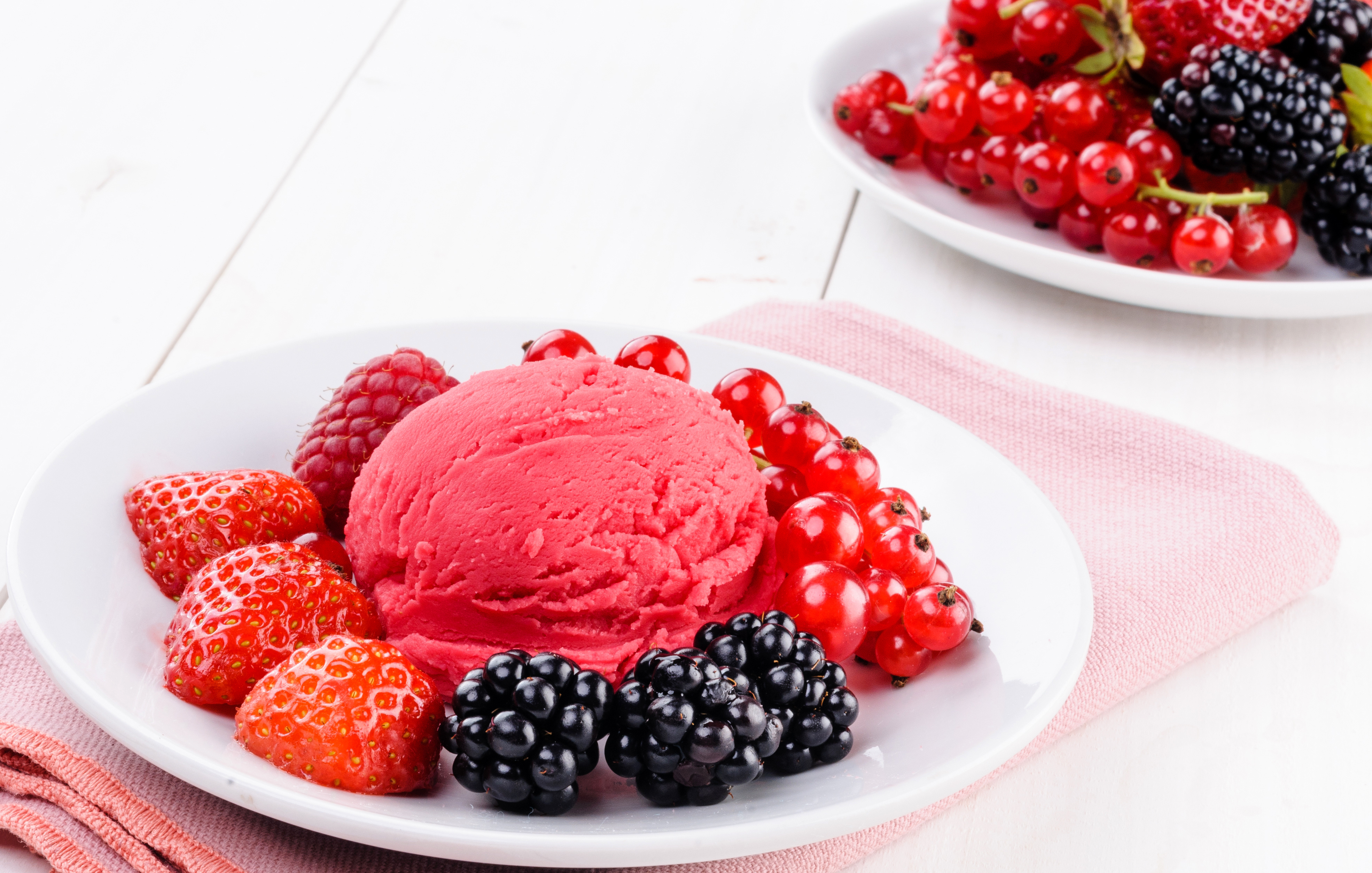 Download mobile wallpaper Food, Ice Cream, Berry, Fruit for free.