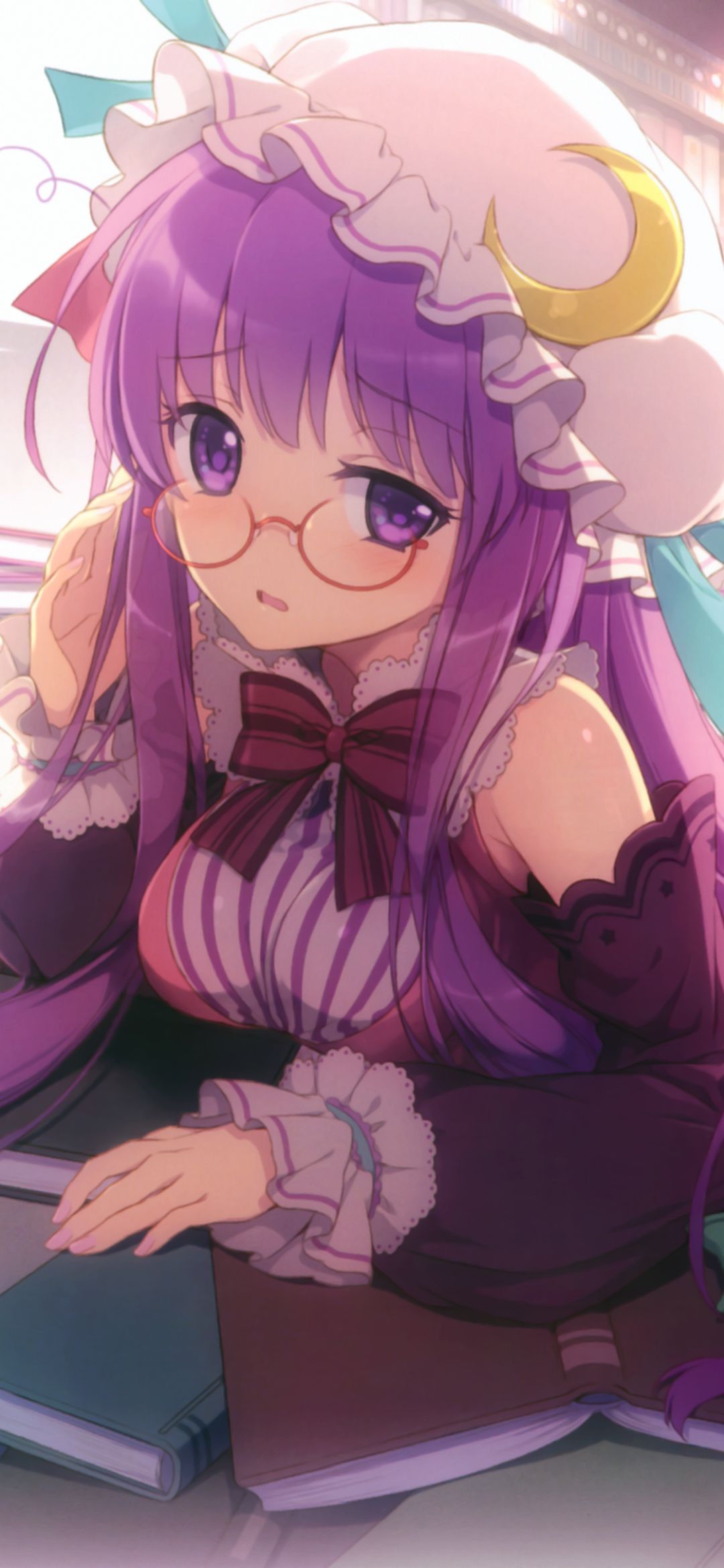 Download mobile wallpaper Anime, Touhou, Patchouli Knowledge for free.