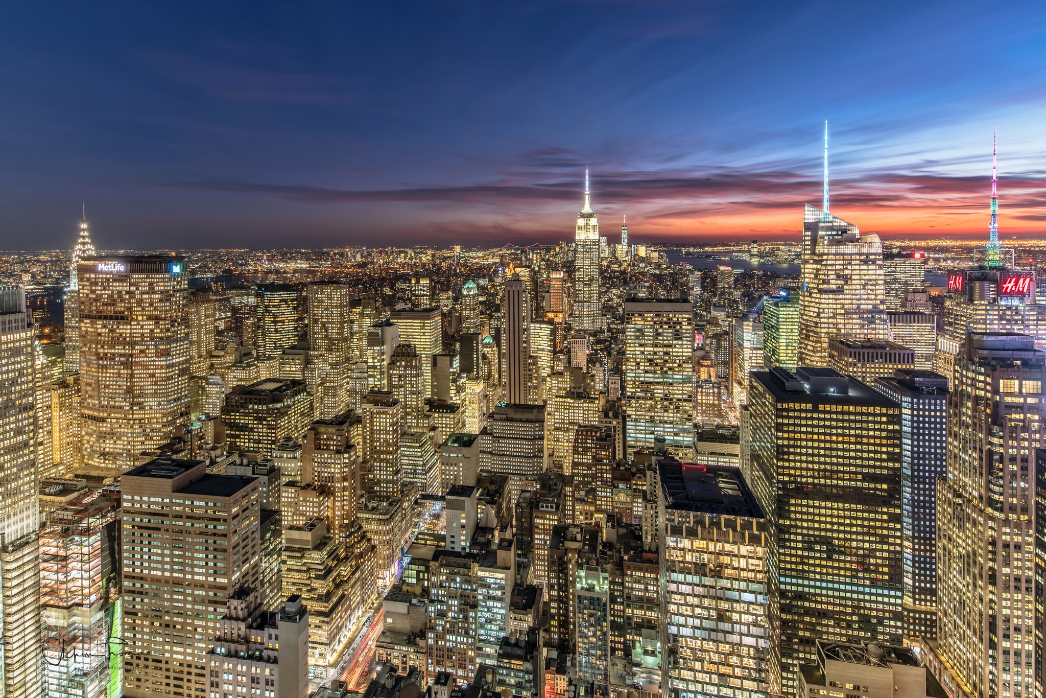 Free download wallpaper Cities, Night, Usa, City, Skyscraper, Building, Cityscape, New York, Manhattan, Man Made on your PC desktop