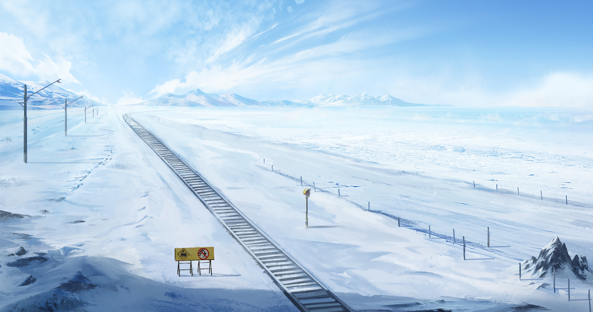 無料モバイル壁紙風景, 冬, アニメをダウンロードします。
