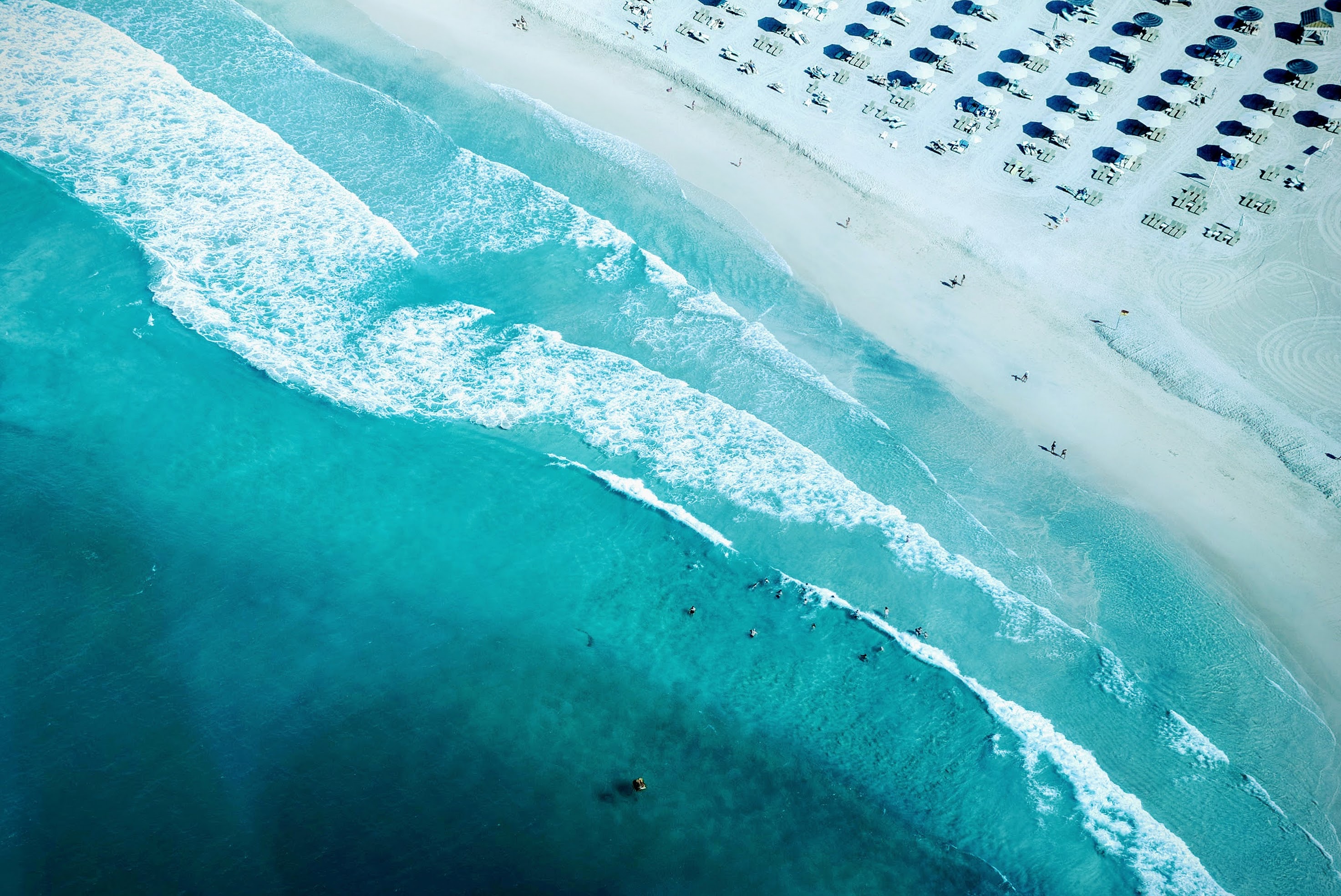 dubai, beach, nature, sea, view from above, ocean, united arab emirates HD wallpaper