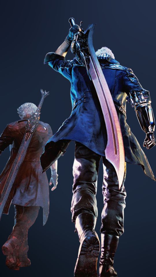 Download mobile wallpaper Devil May Cry, Video Game, Nero (Devil May Cry), Dante (Devil May Cry), Devil May Cry 5 for free.
