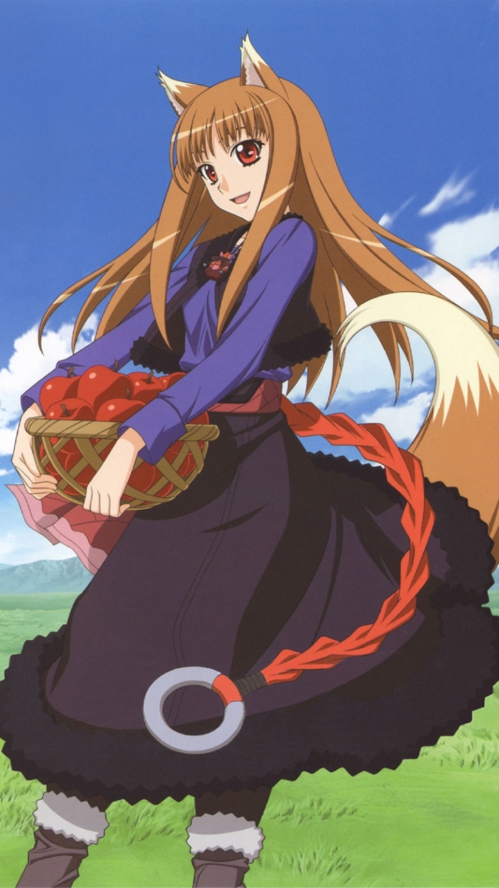 Download mobile wallpaper Spice And Wolf, Anime for free.