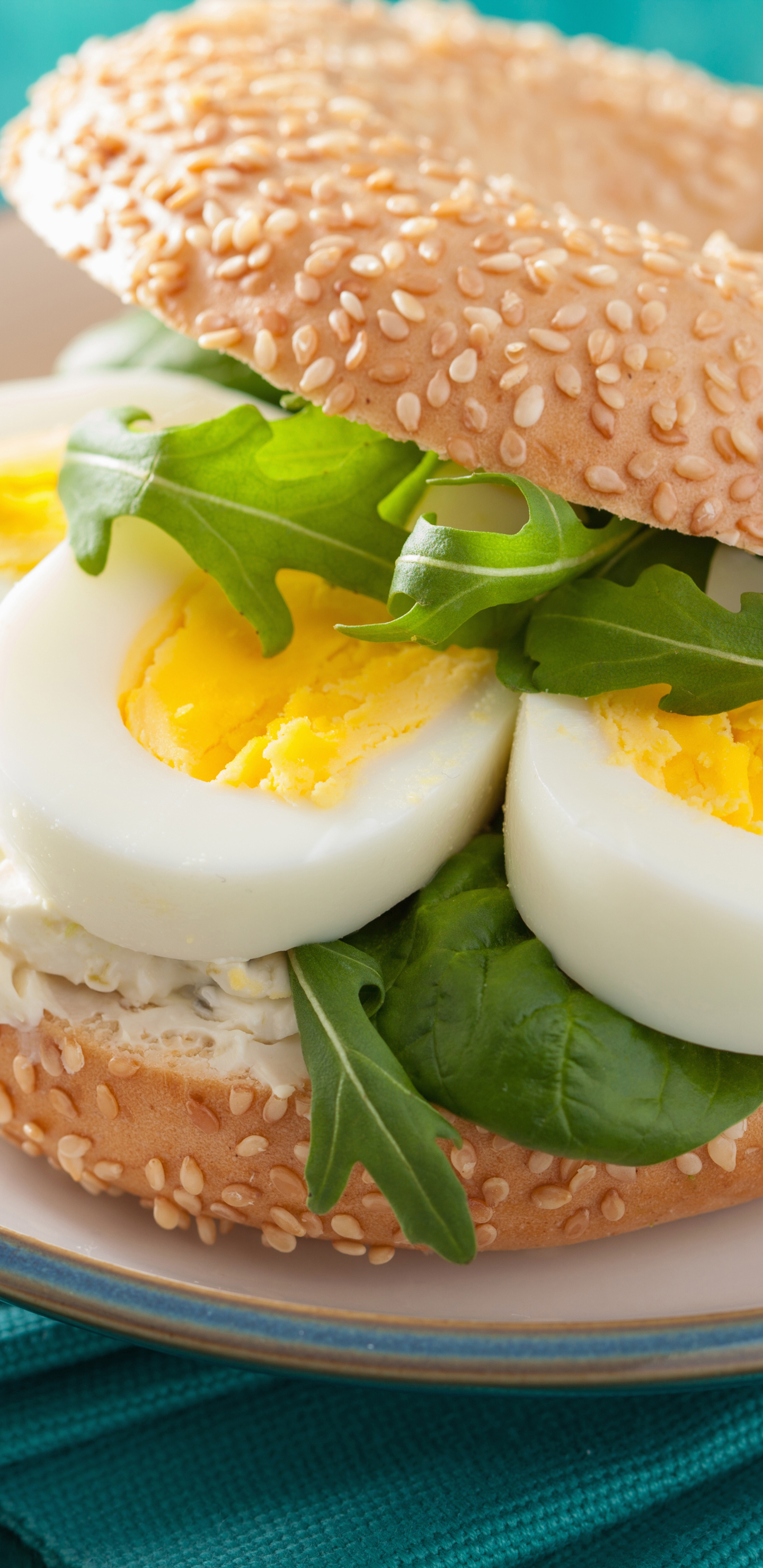 Handy-Wallpaper Ei, Brot, Salat, Hühnerei, Sandwich, Nahrungsmittel kostenlos herunterladen.